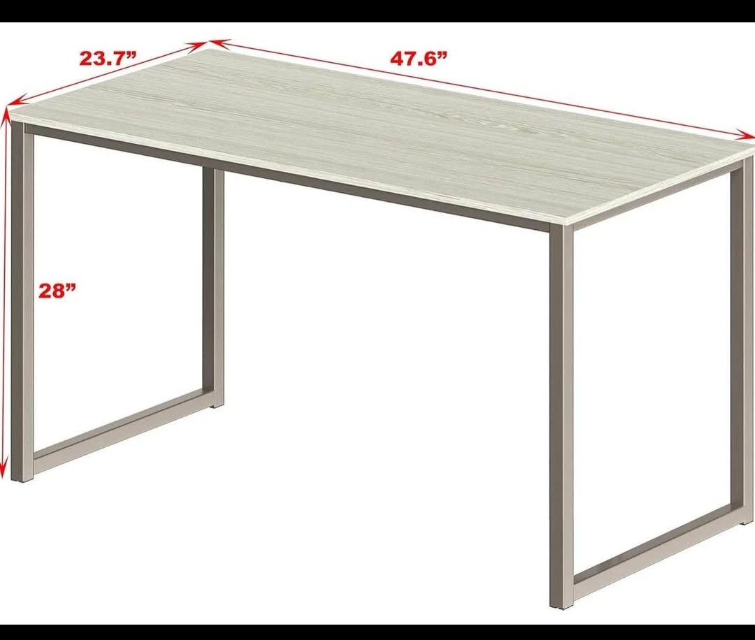 SHW Mission Straight Desk 48" Maple - photo 5