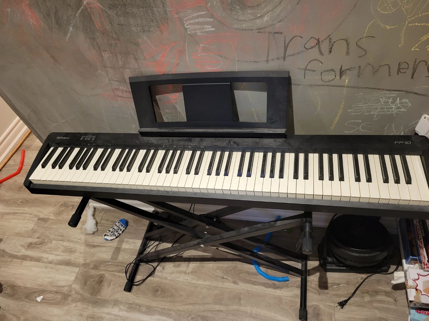 Roland FP-10 Digital Piano w/ Yamaha FC5 Pedal