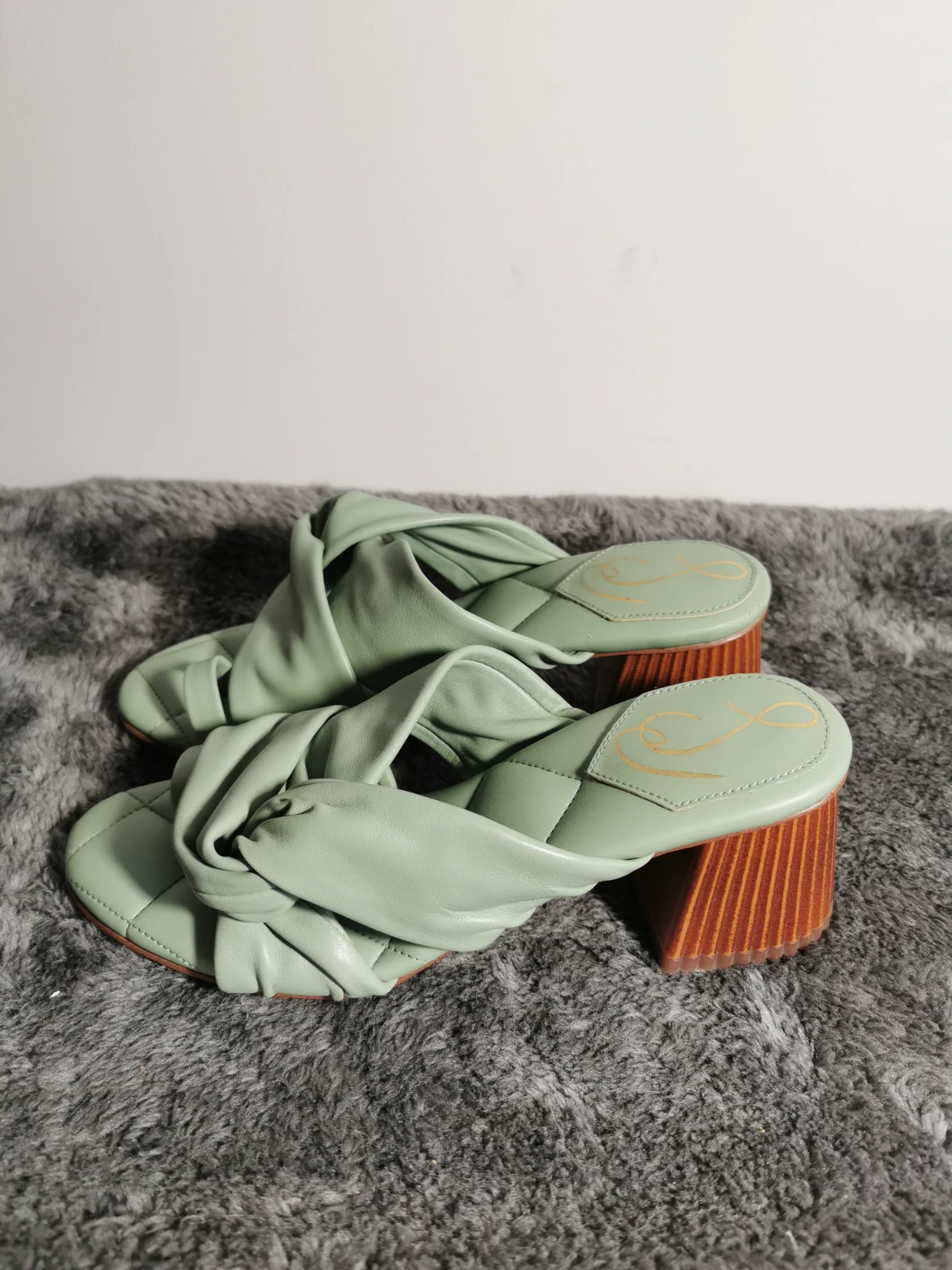 Sam Edelman knotted heeled sandals, size 6 - photo 4