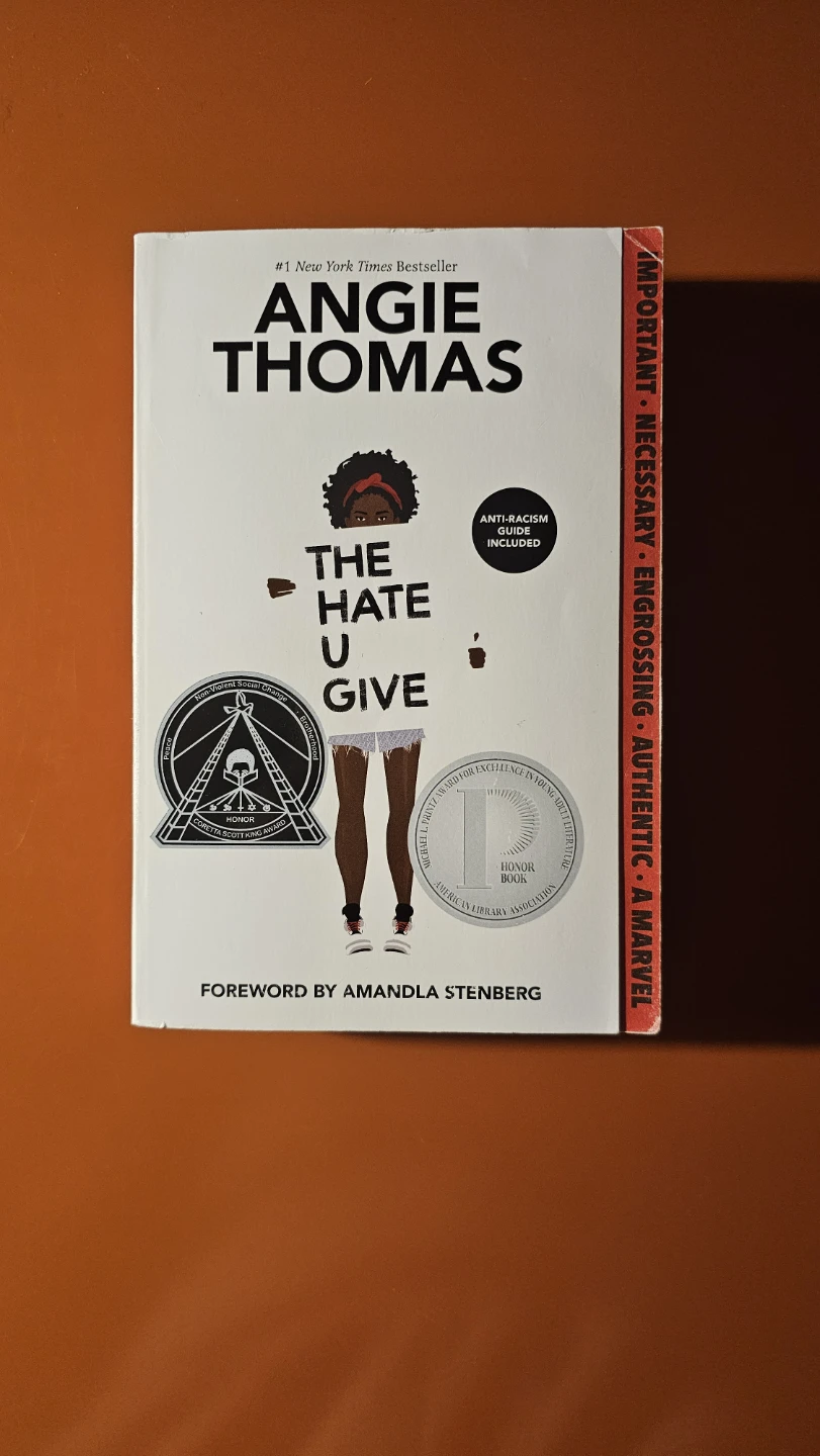 The Hate U Give by Angie Thomas Paperback Book