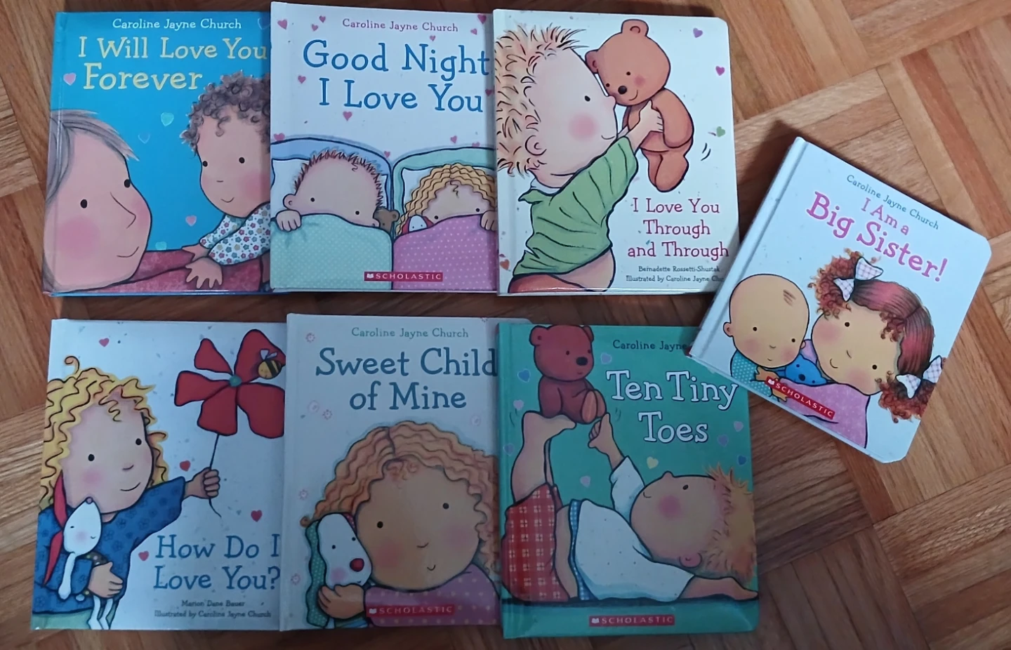 7 Caroline Jayne Church Board Books Set