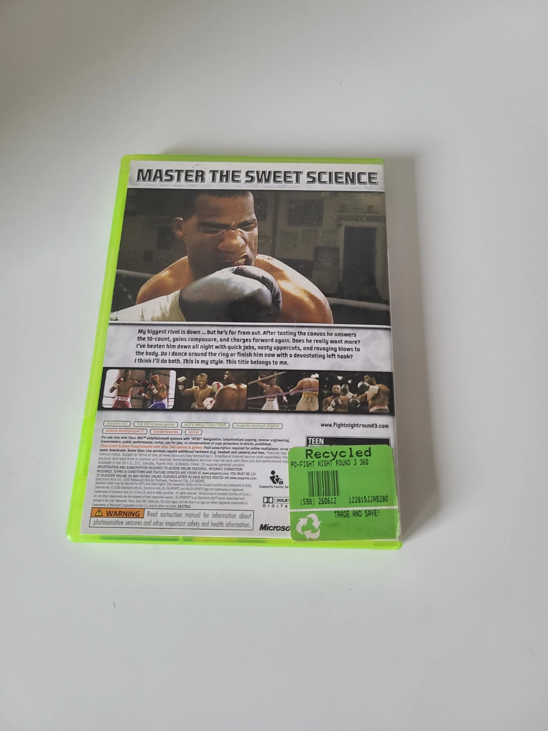 Fight Night Round 3 - Xbox 360 Game - photo 2