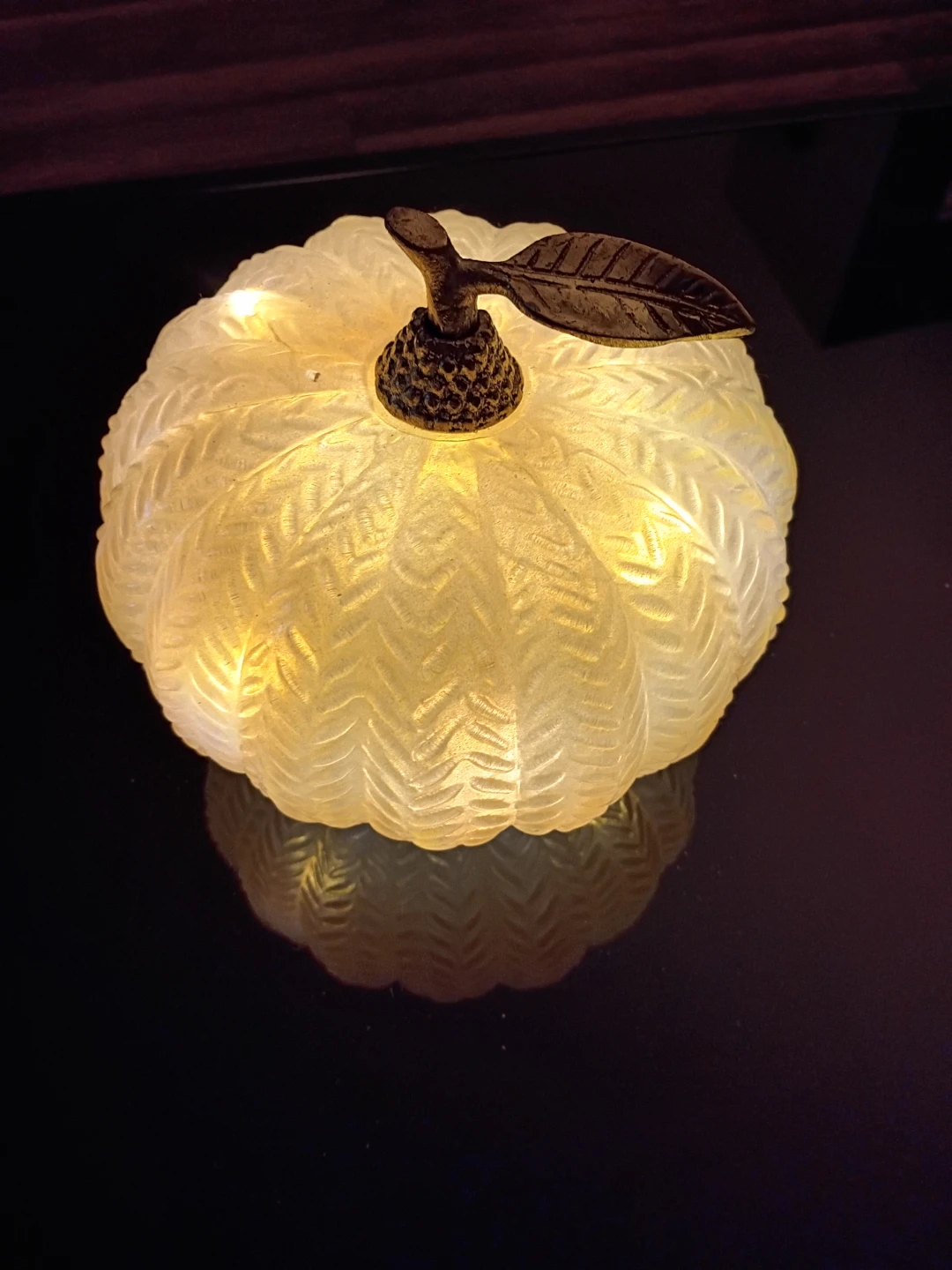 LED Glass Pumpkin - Home Decor - photo 4