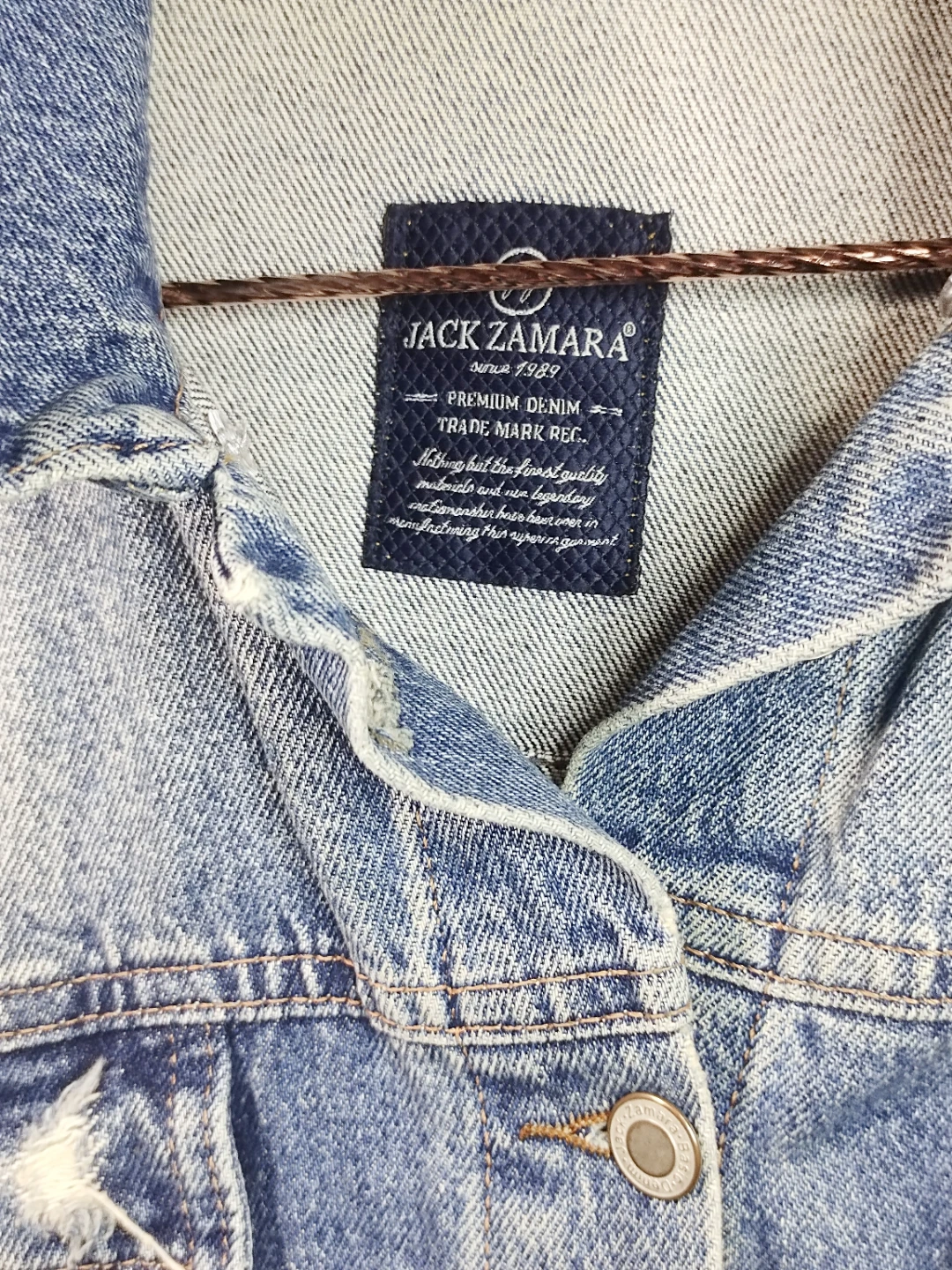 Jack Zamara Denim Jacket - photo 2