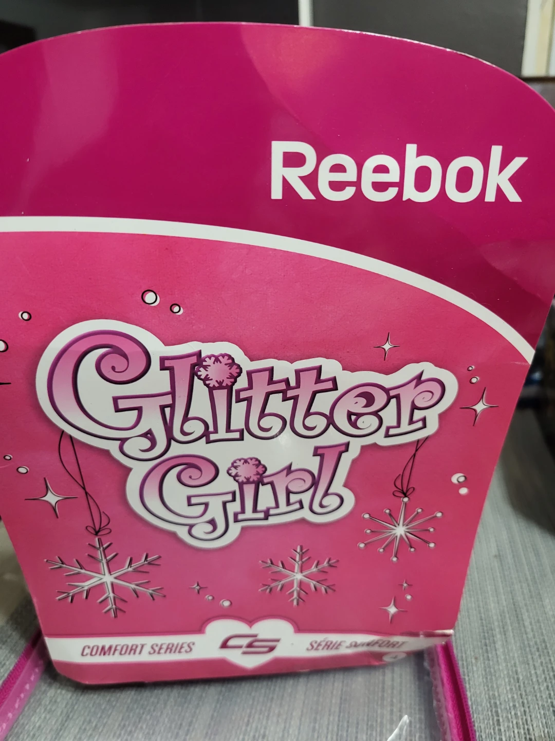 NEW Reebok Glitter Girl Figure Skates - Pink/White - photo 3