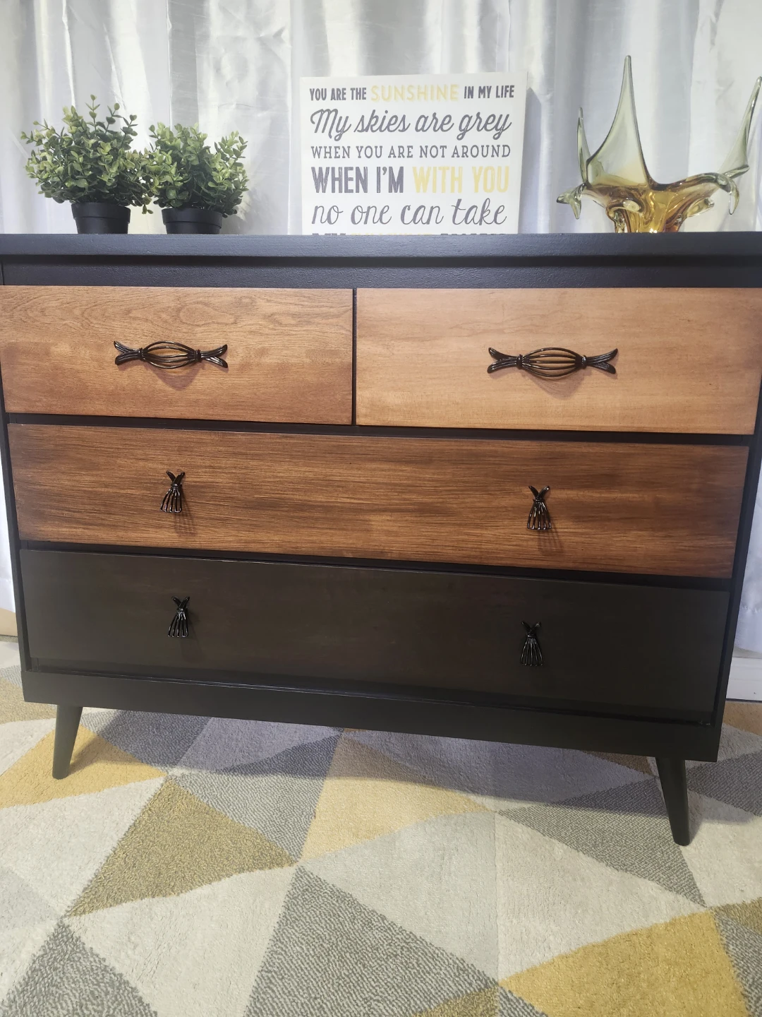 Refinished 4-Drawer Dresser - photo 3
