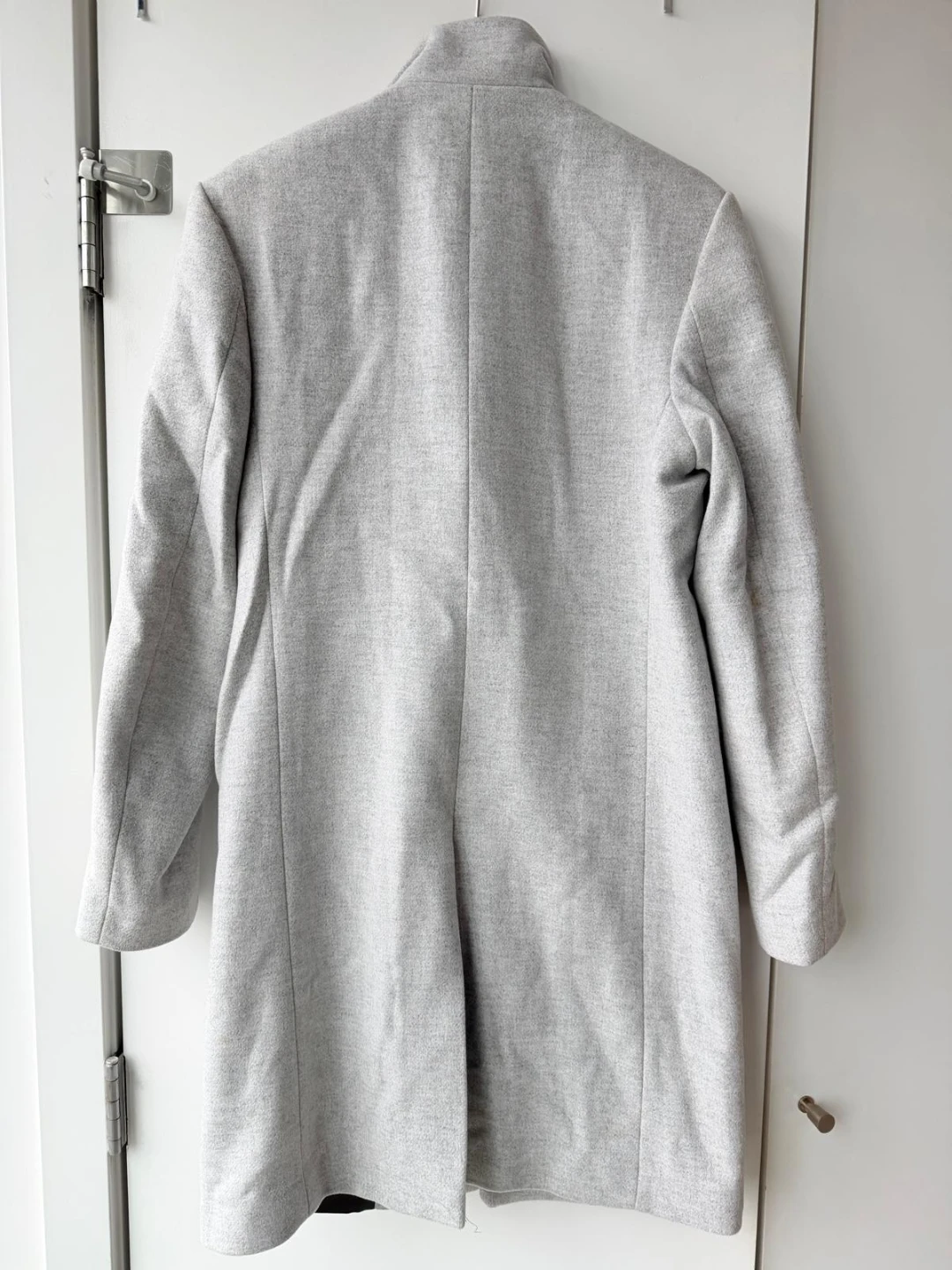 Zara Grey Wool Blend Overcoat - photo 4