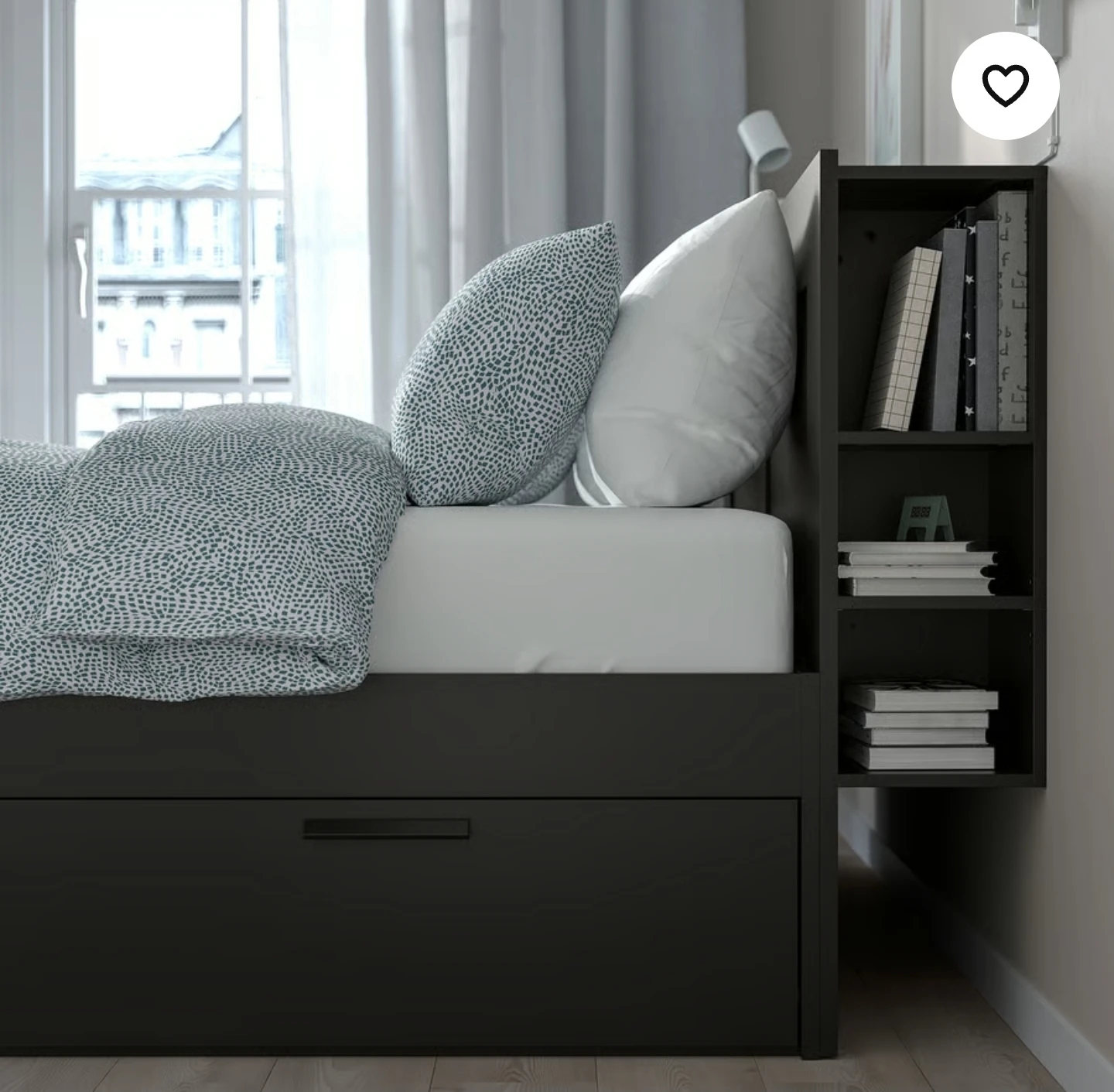 IKEA Brimnes Bed Frame with Storage - photo 3
