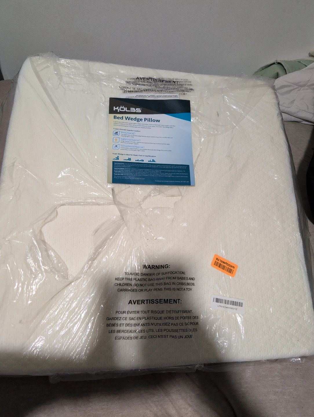 New Kölbs Bed Wedge Pillow