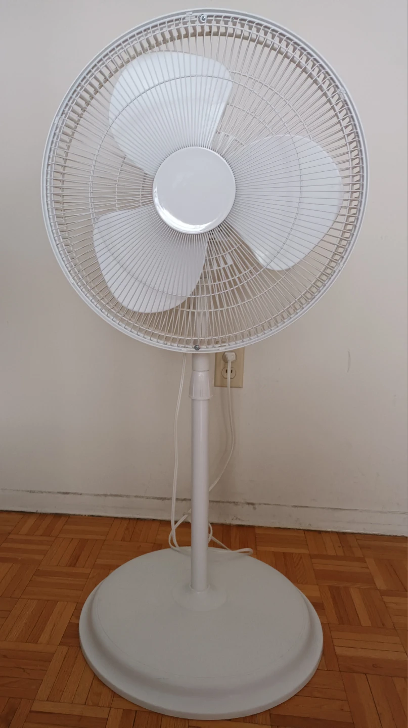 Tilt-head oscillating adjustable-height pedestal fan - photo 3