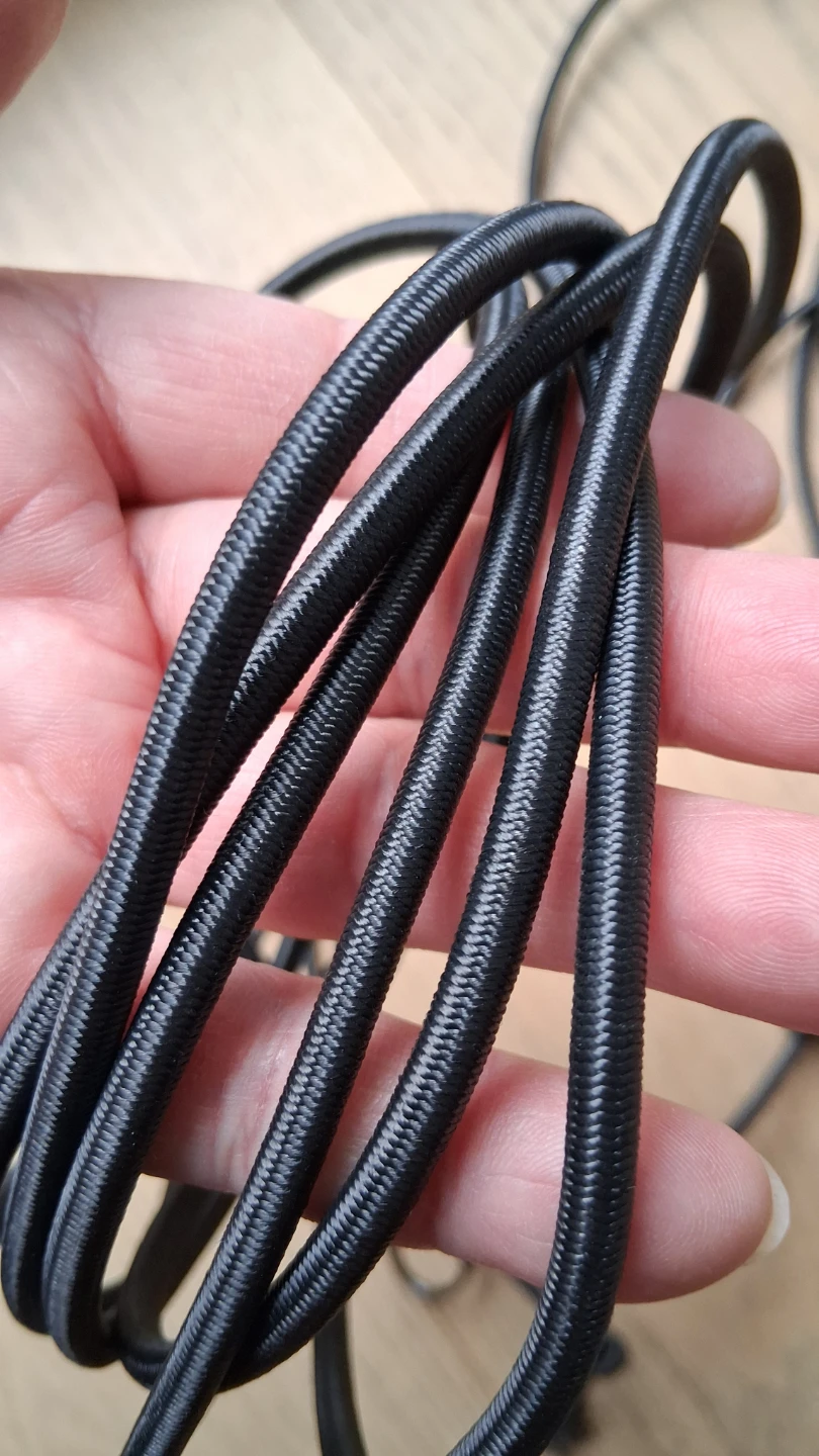TWO Pieces (2.6m and 3.3m) Elastic Bungee Cords with Hooks - photo 5