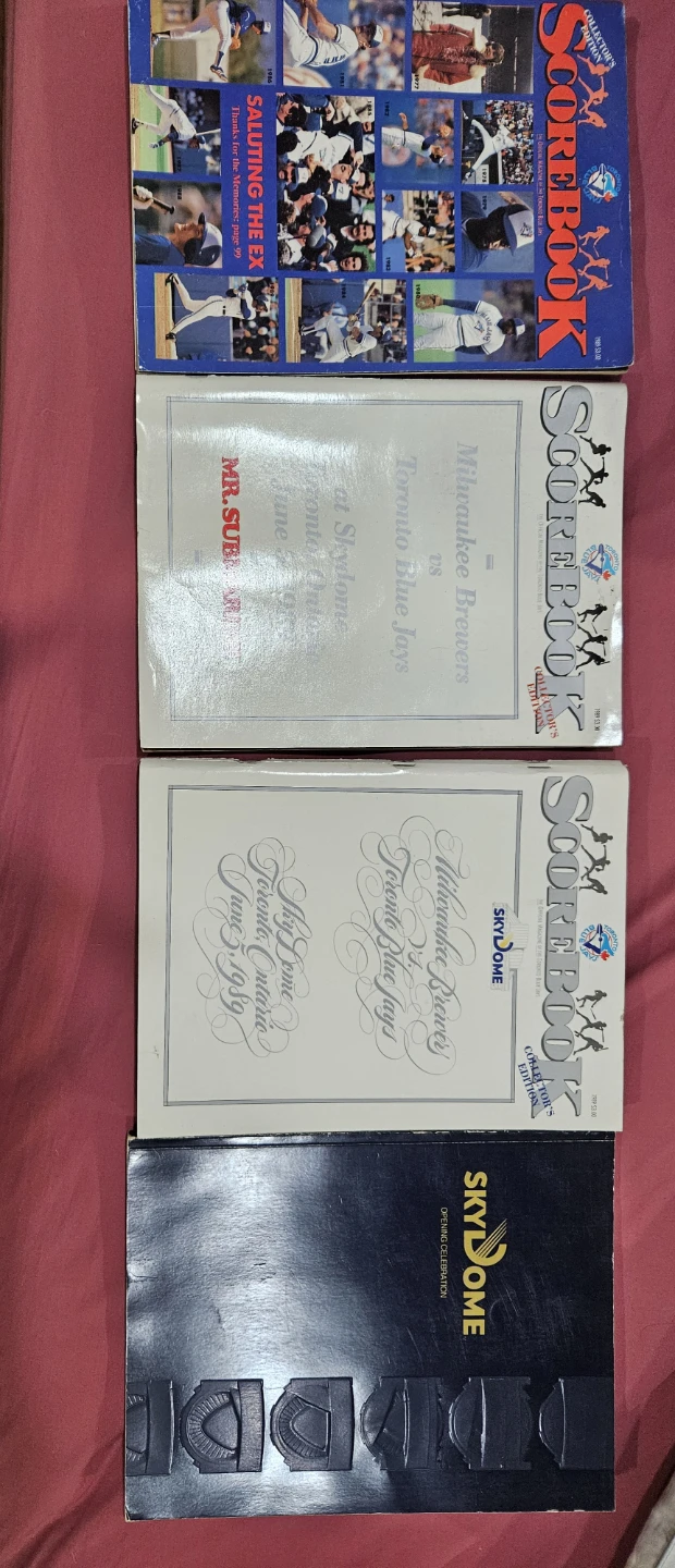 Toronto Blue Jays Scorebook Collector's Edition