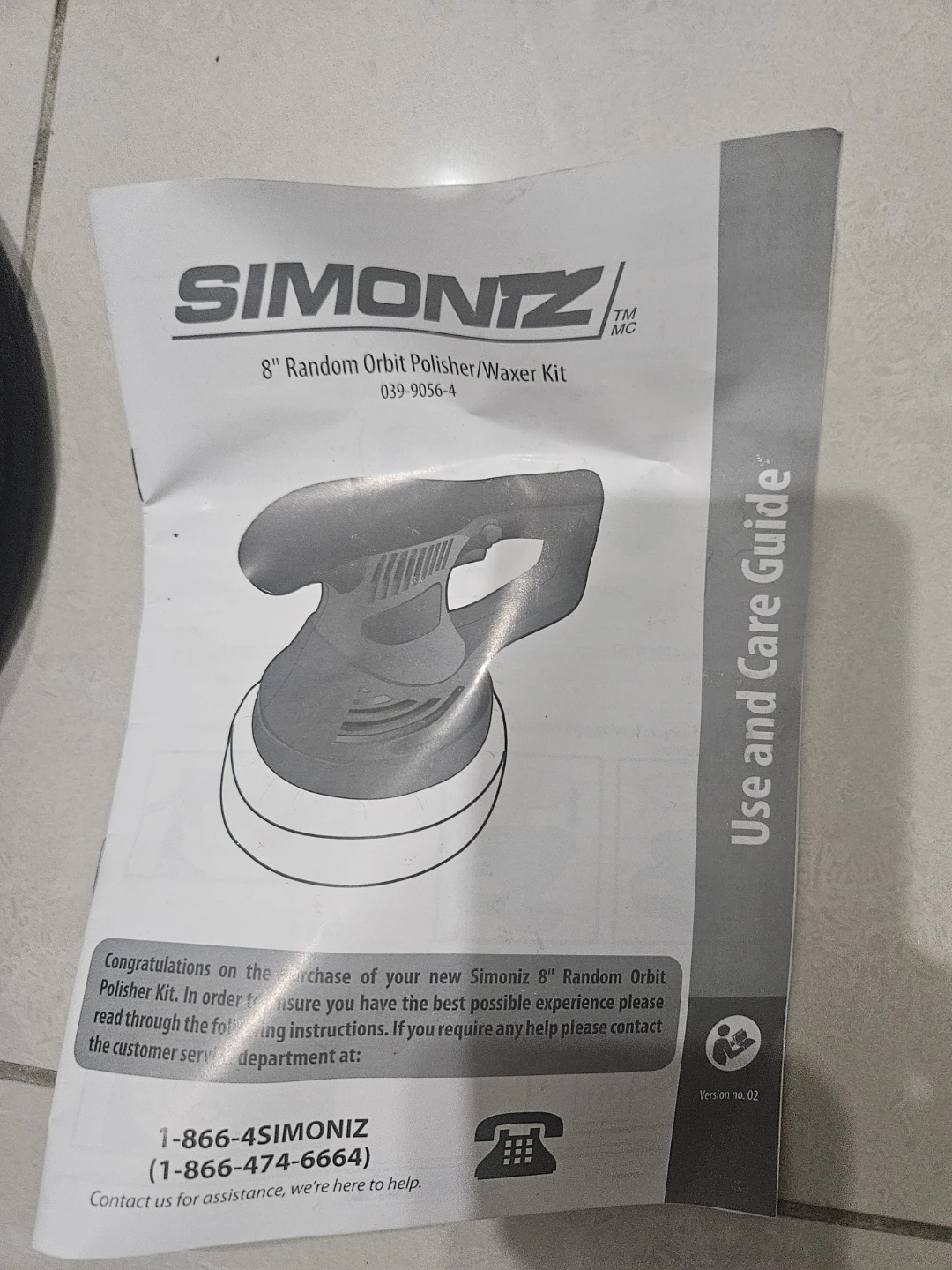 Simoniz 8" Random Orbit Polisher/Waxer Kit - photo 3