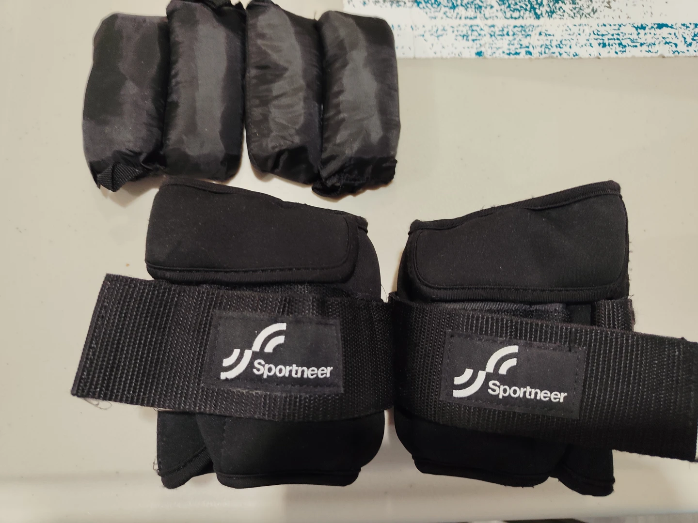 Sportneer Adjustable Ankle Weights Set 5lb*2 - photo 2