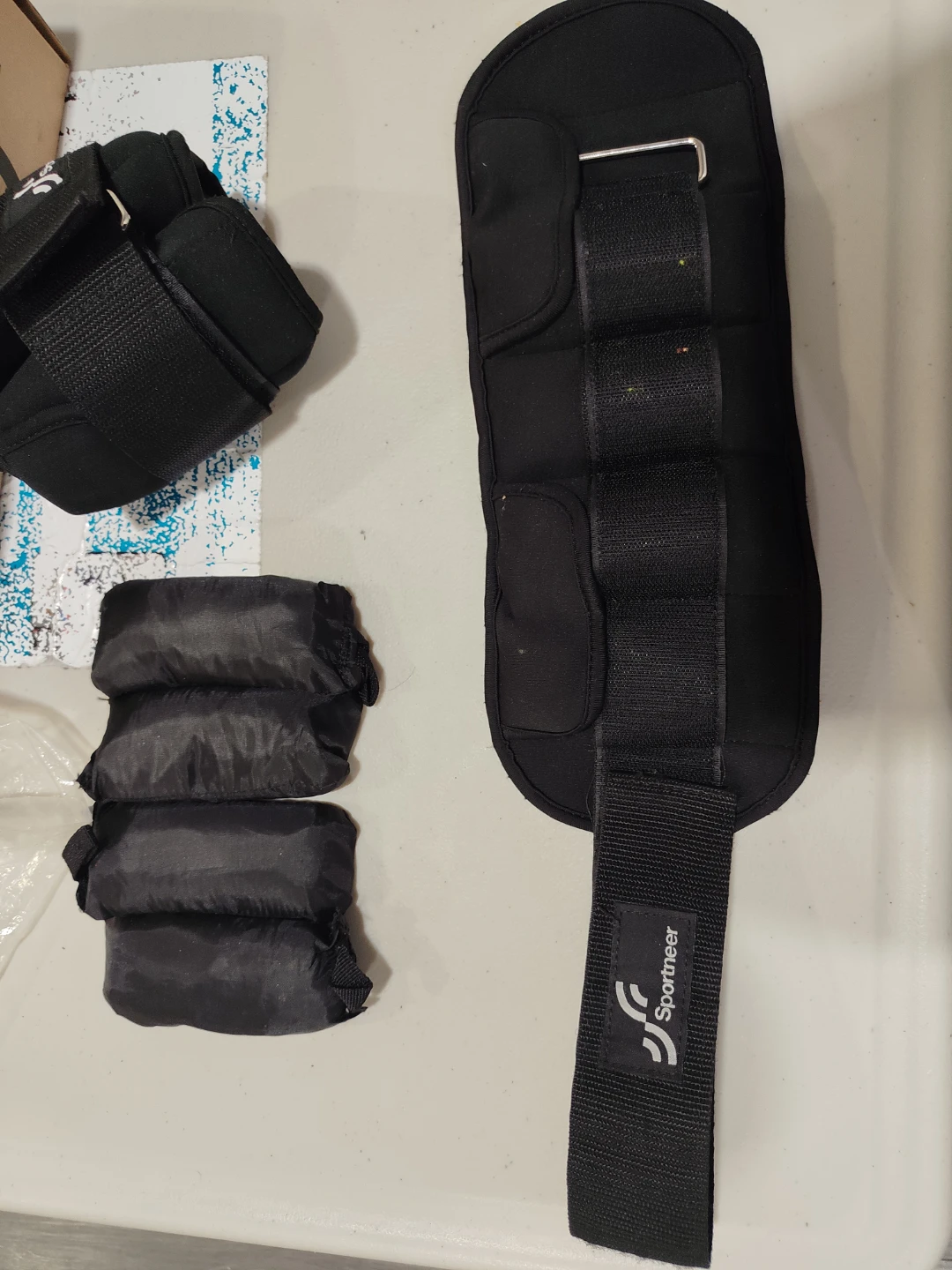 Sportneer Adjustable Ankle Weights Set 5lb*2 - photo 4