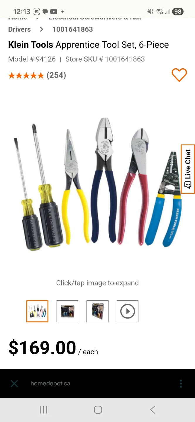 Klein Tools Apprentice Tool Set, 6-Piece