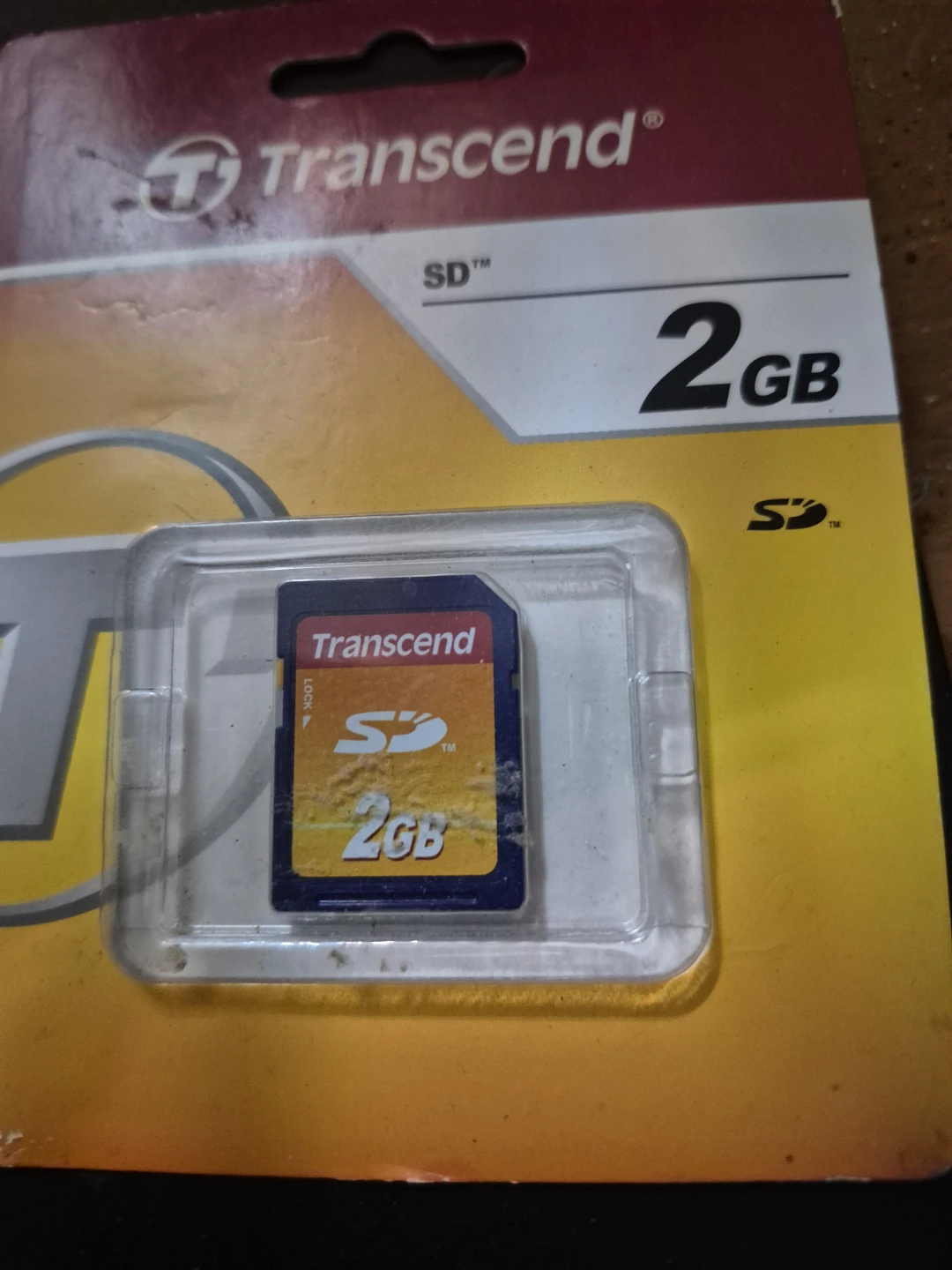 🥕 Transcend 2GB SD Card - New in Package