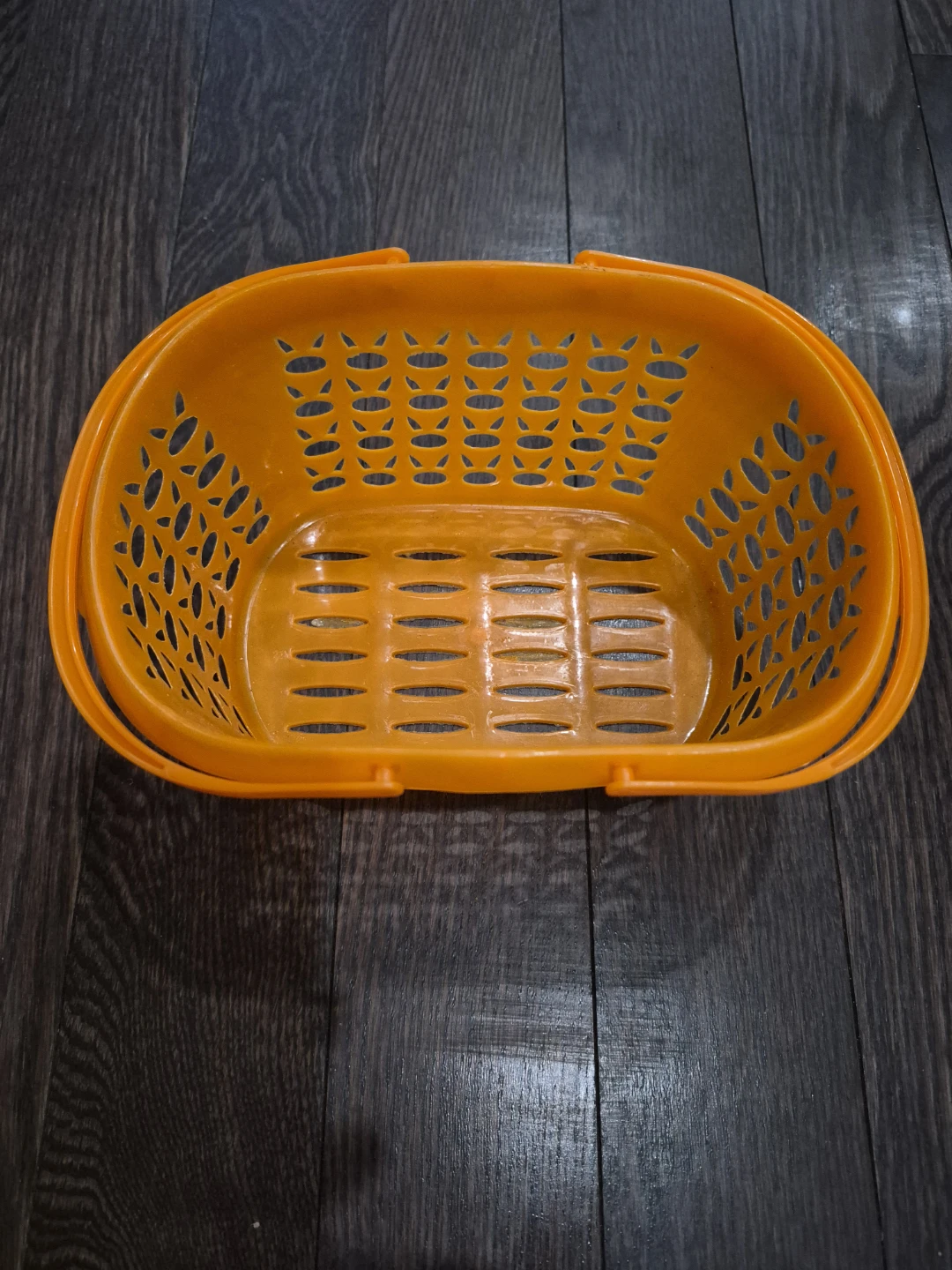 Orange Plastic Basket