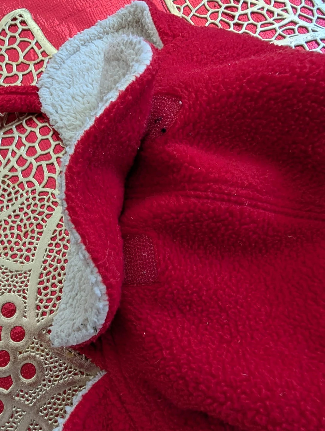 Gap Toddler Red Fleece Lined Trapper Hat - photo 3
