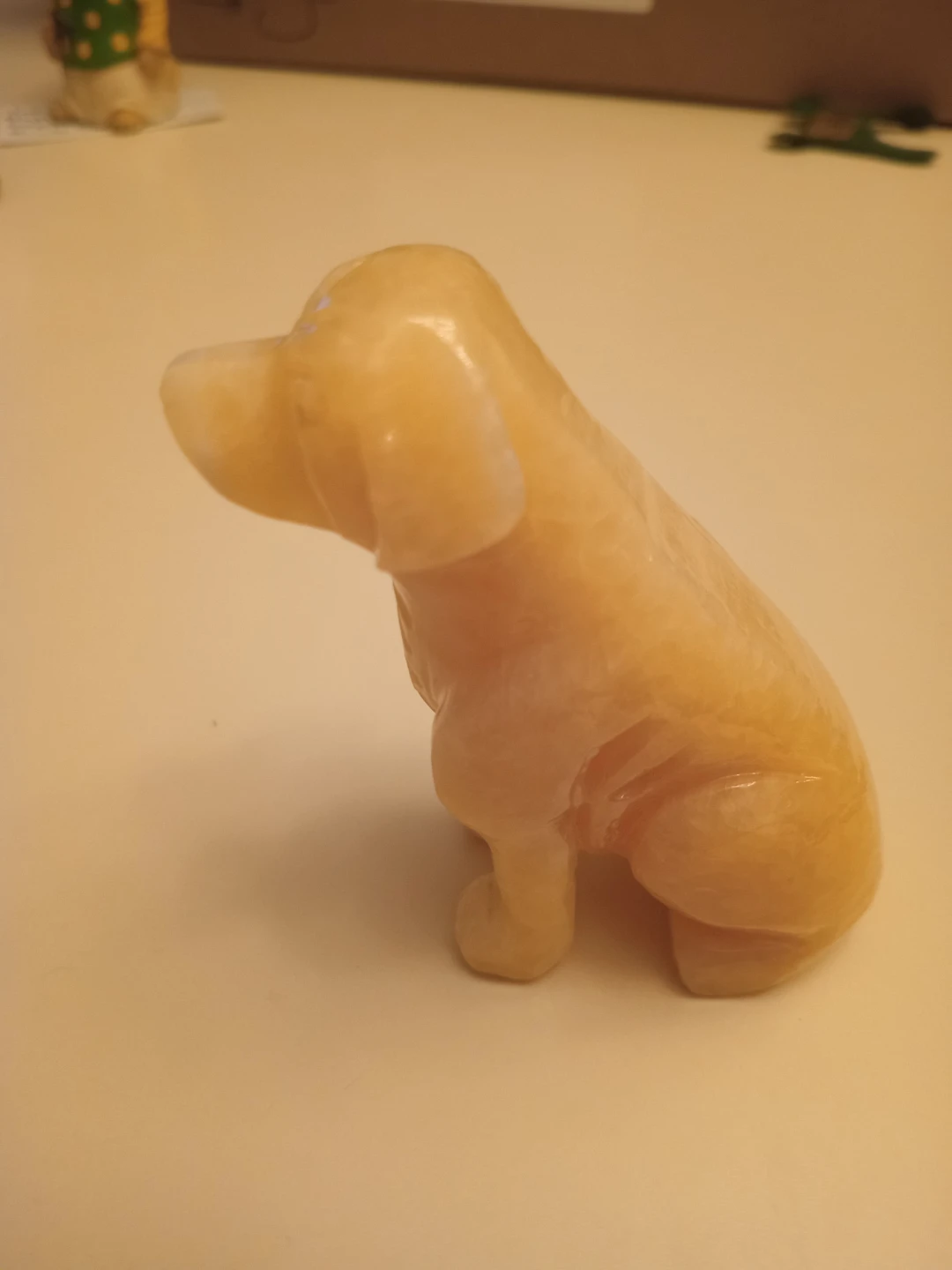 Cute Yellow Dog Figurine - photo 2