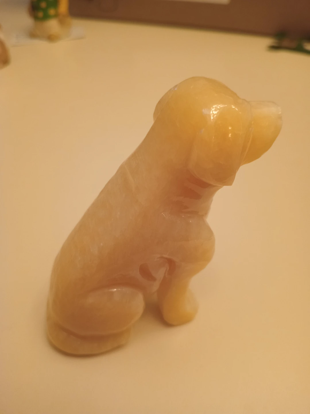 Cute Yellow Dog Figurine - photo 3