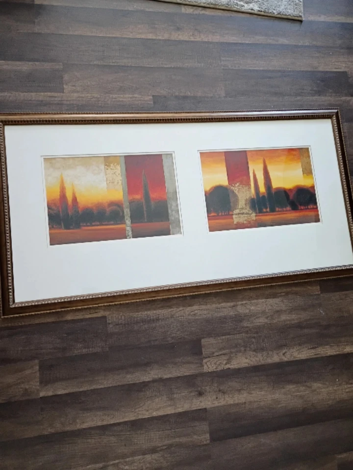 Framed Wall Art - Abstract Landscape - photo 2