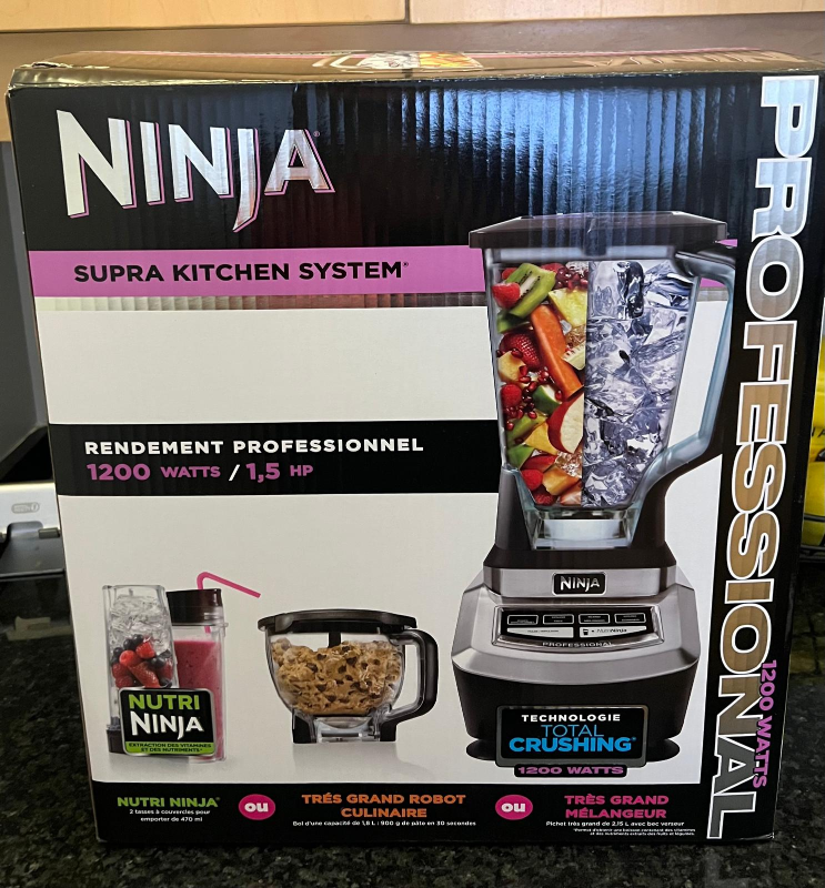 New Ninja Supra Kitchen System 1200 Watts