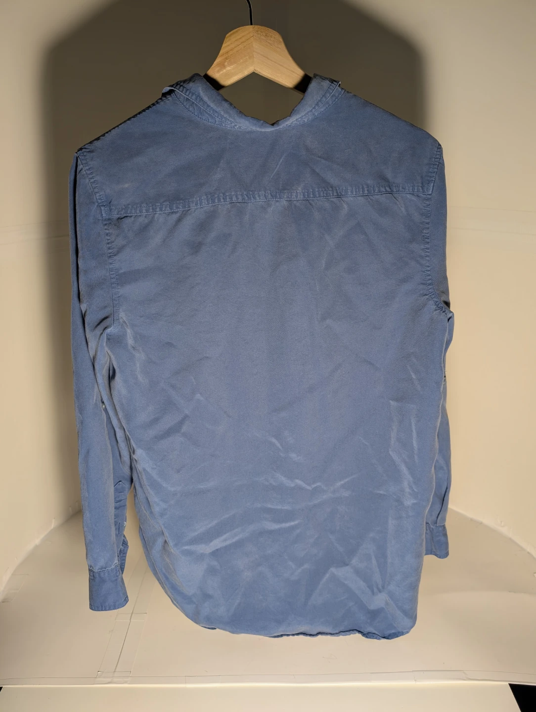 Blue Long Sleeve Shirt | Babaton - S: S/P - photo 3
