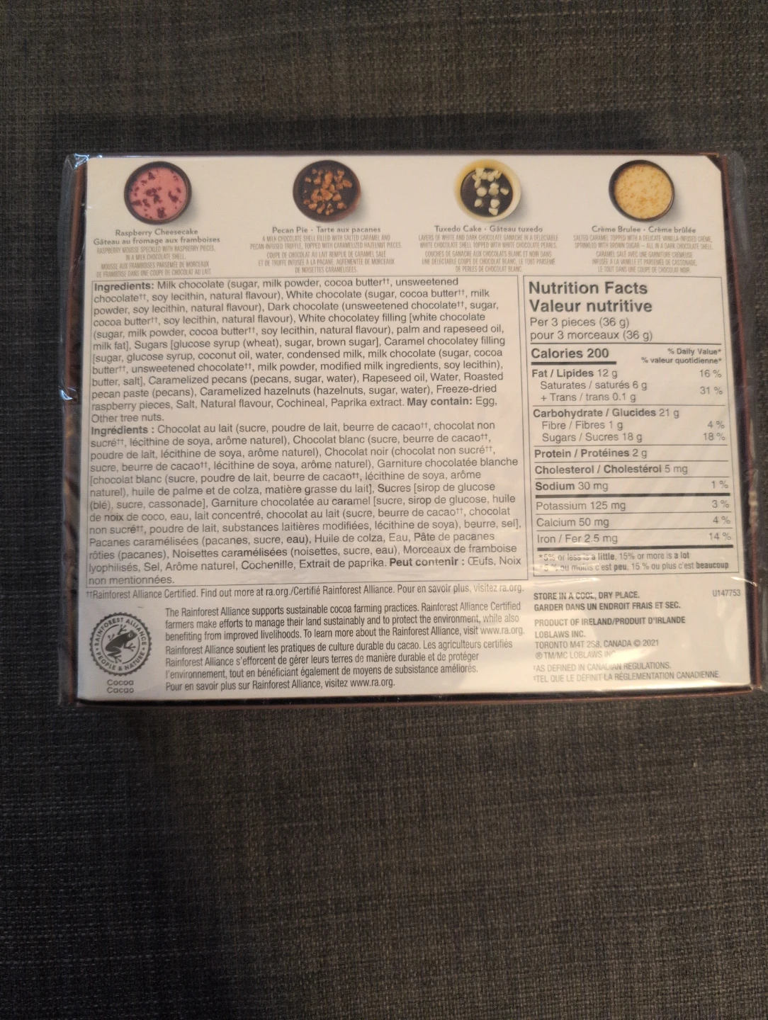 🥕President's Choice Chocolate Dessert Cups - photo 2