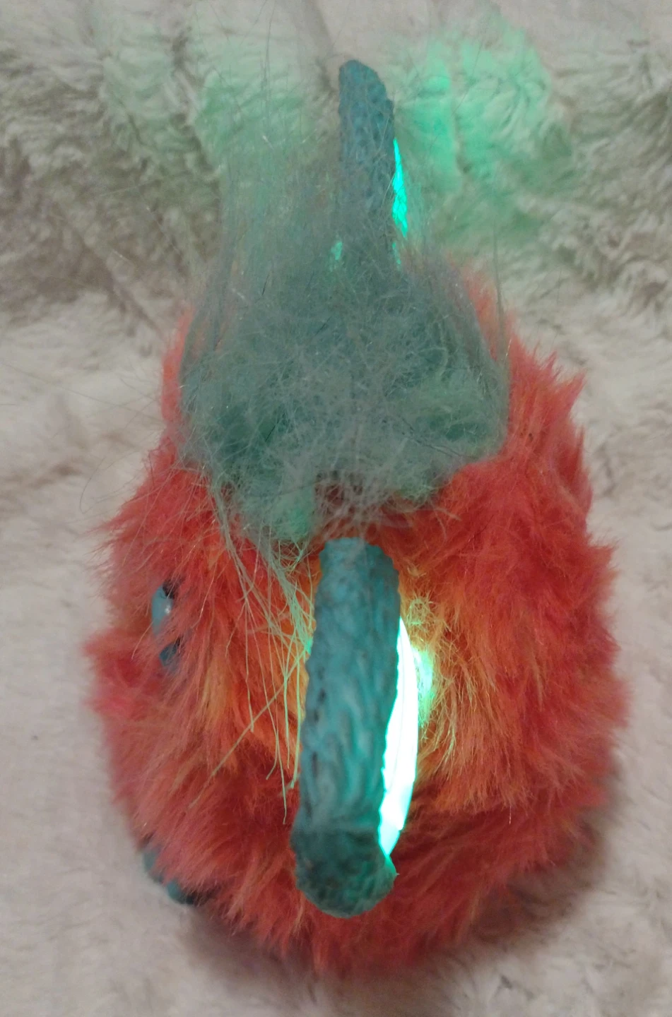 Furby Interactive Plush Toy Pink Blue Tested Works 2023 Coral - photo 3