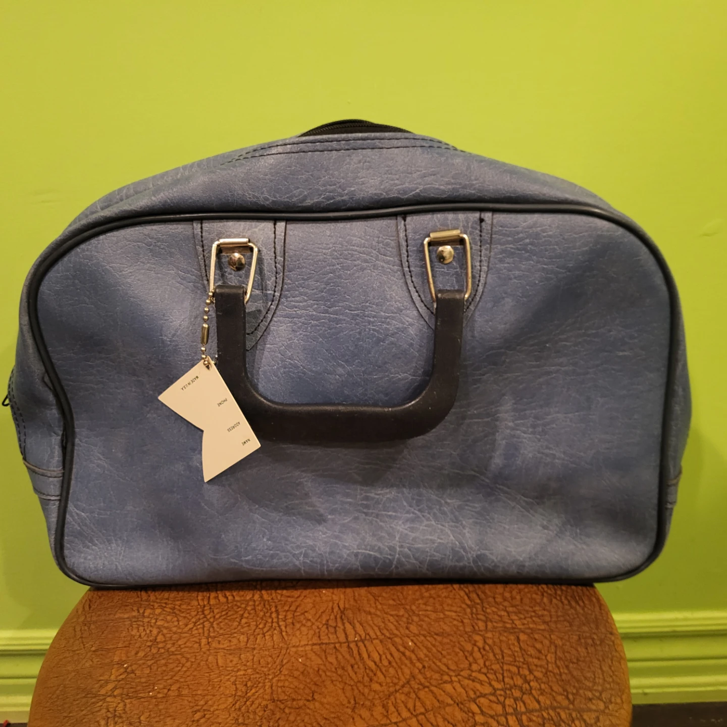 Blue Carry-On Travel Bag