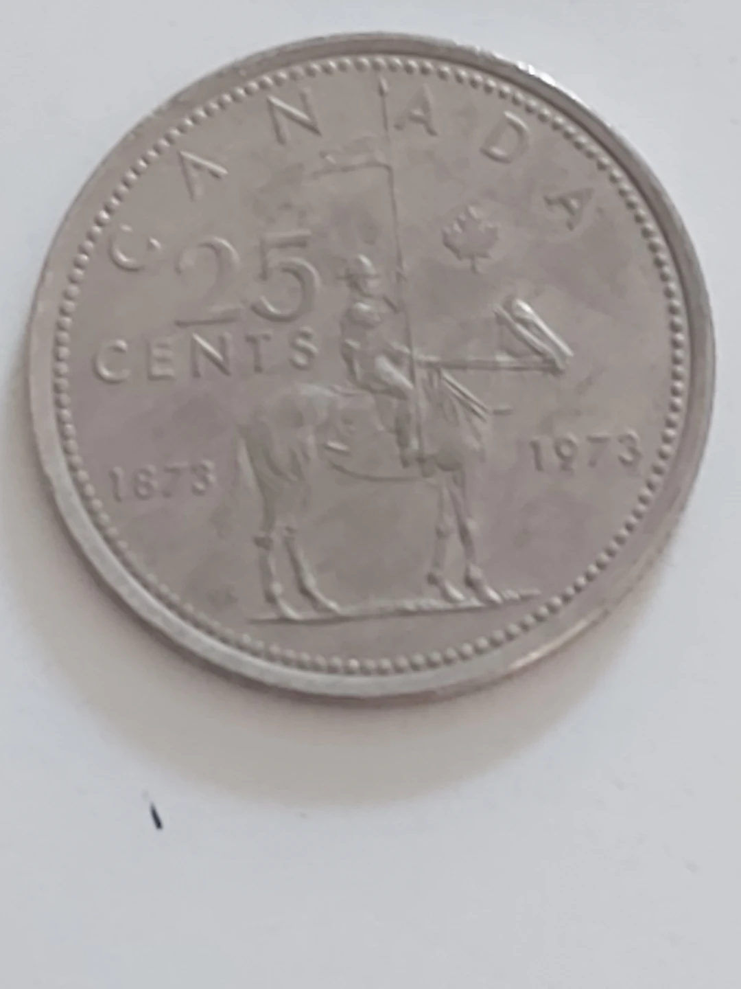 1973 Canadian 25 Cent Coins - photo 3
