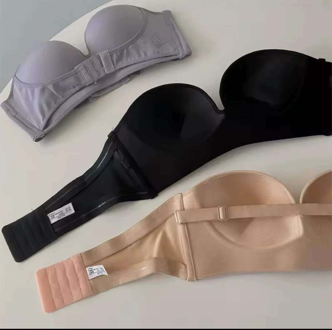 Strapless Bra Set (2 Pack) black and gray - photo 2
