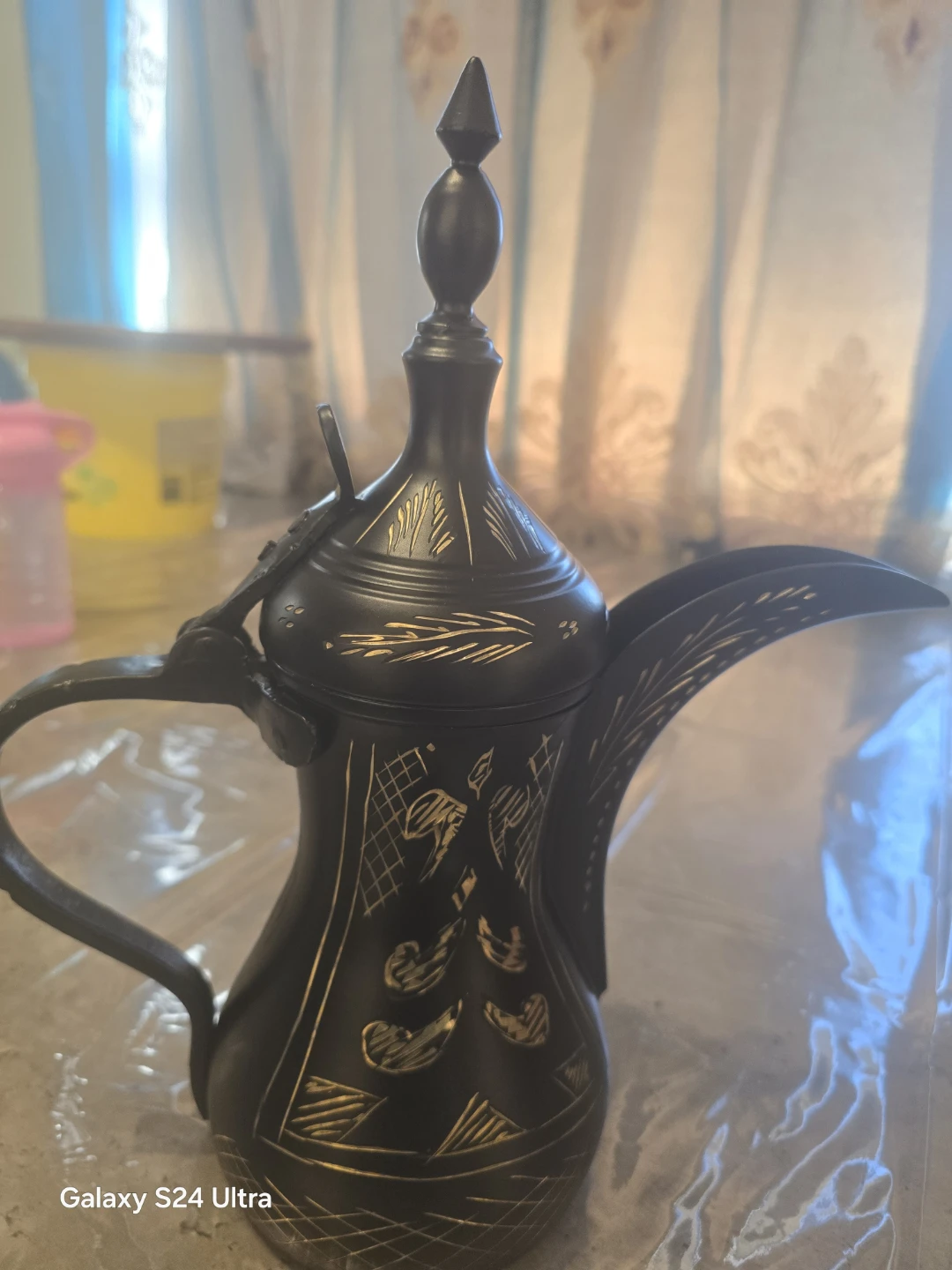 Antique Metal Arabic Coffee Pot