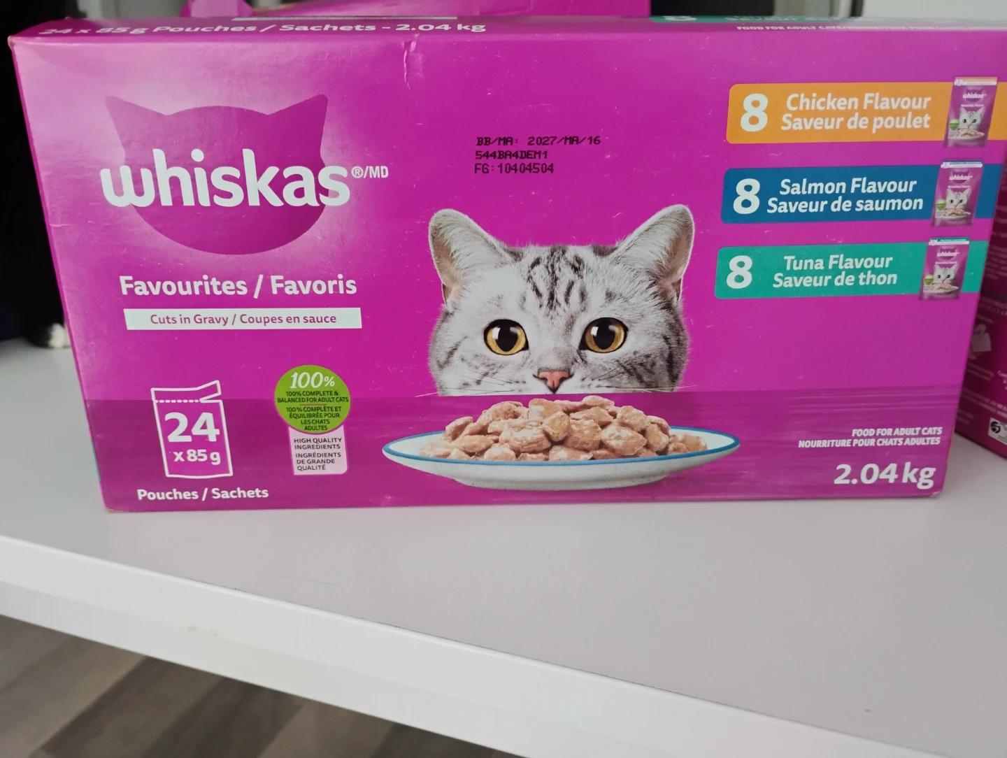 Whiskas Favourites/Favoris Cat Food Pouches (24 x 85g) - photo 4