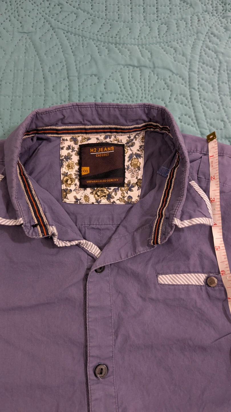 H2 Jeans Casual Short Sleeve Shirt - XXL - photo 4