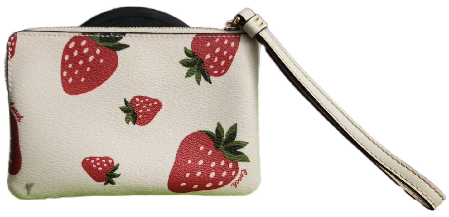 Coach Strawberry Wristlet Pouch - photo 2