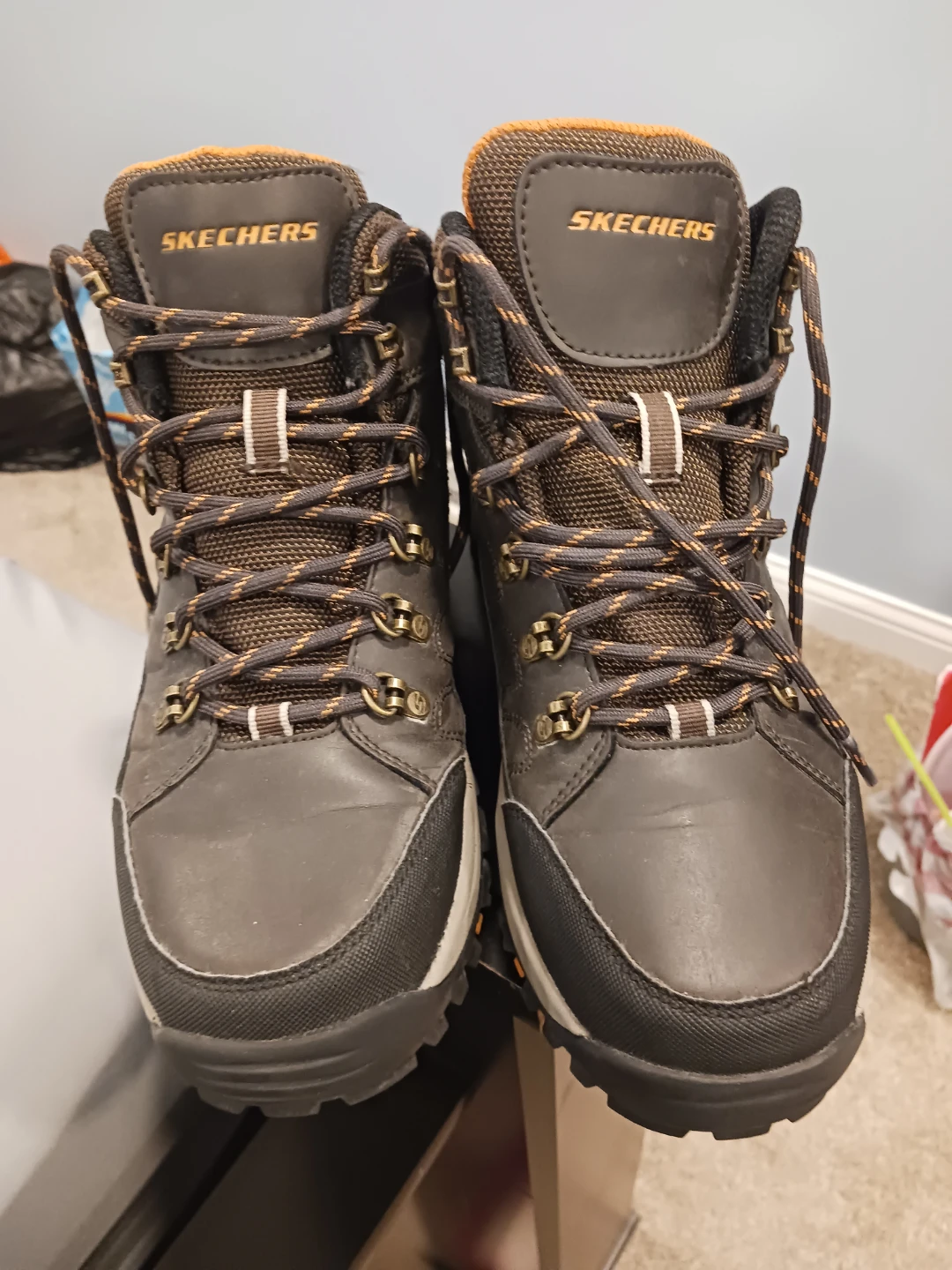 Skechers Men's Brown Hiking Boots Size 7