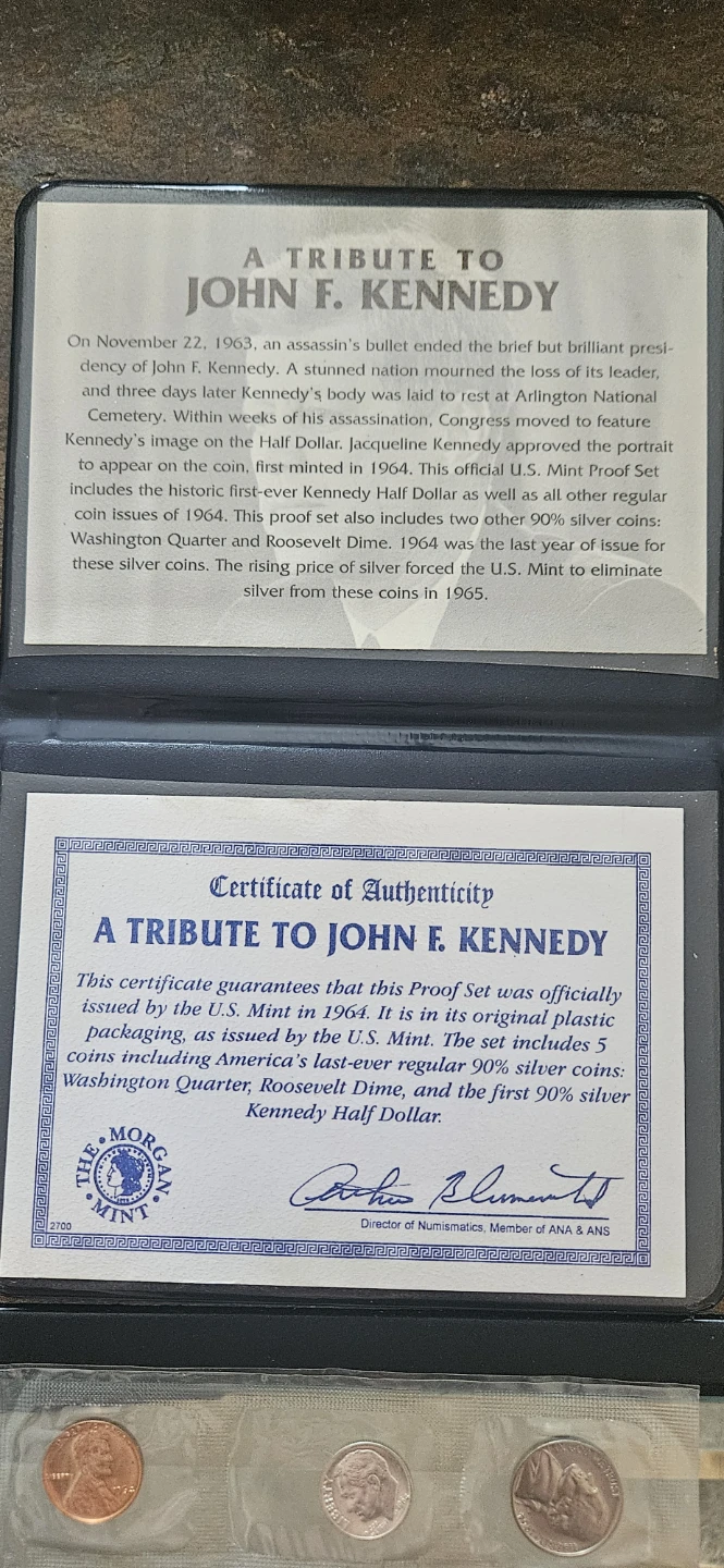 Kennedy silver proof set - photo 4