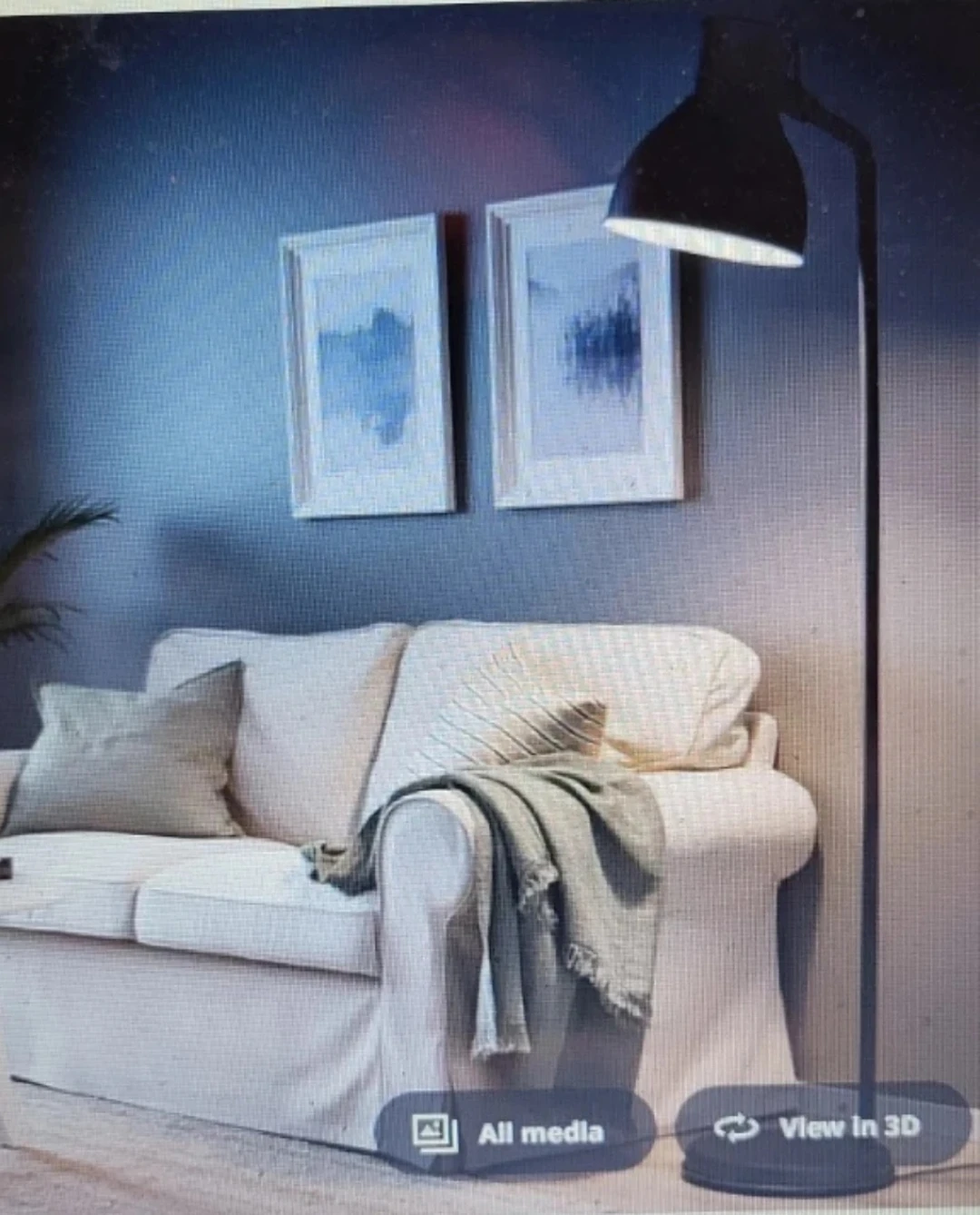 IKEA Hektar Floor Lamp - Dark Grey 🥕