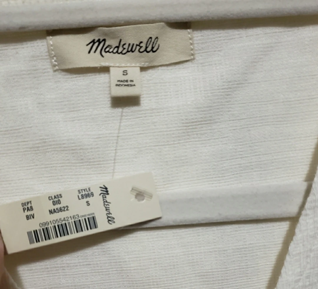 Madewell White Tank Top - photo 3