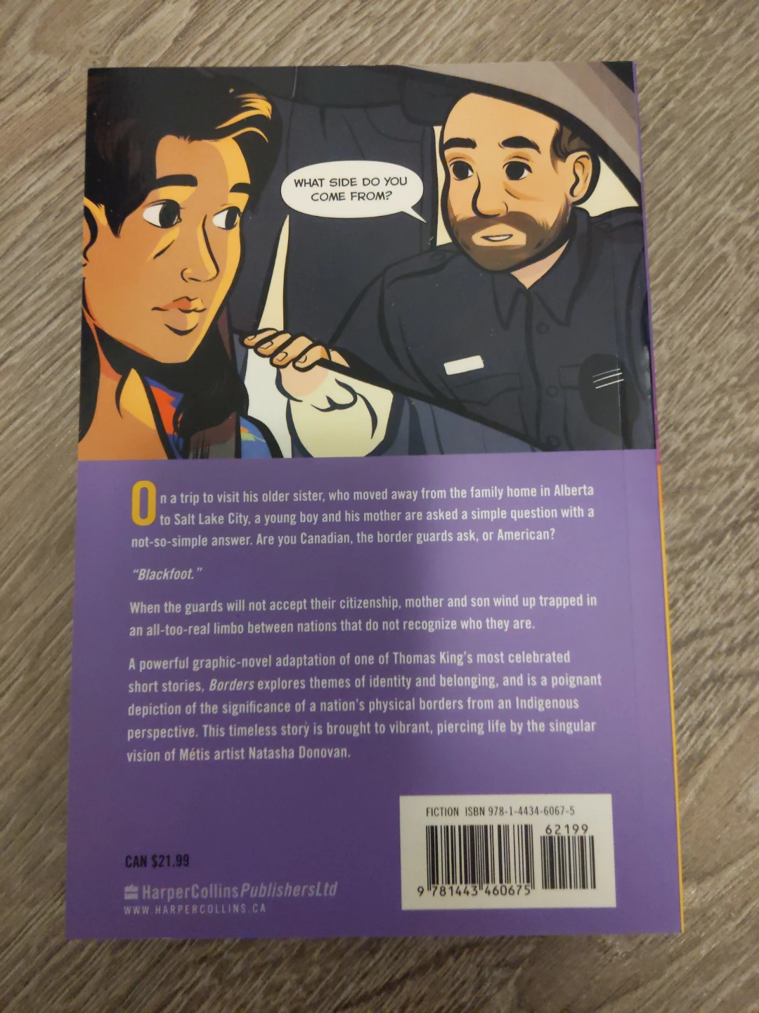Borders; Graphic Novel by Thomas King - photo 2