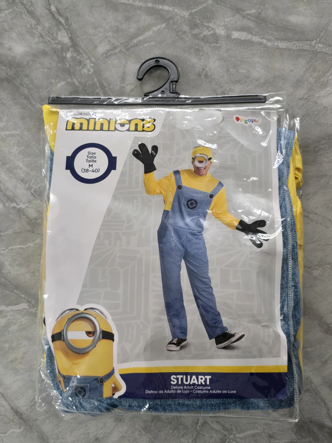 Minions Stuart Adult Costume Size 38-40 - photo 2