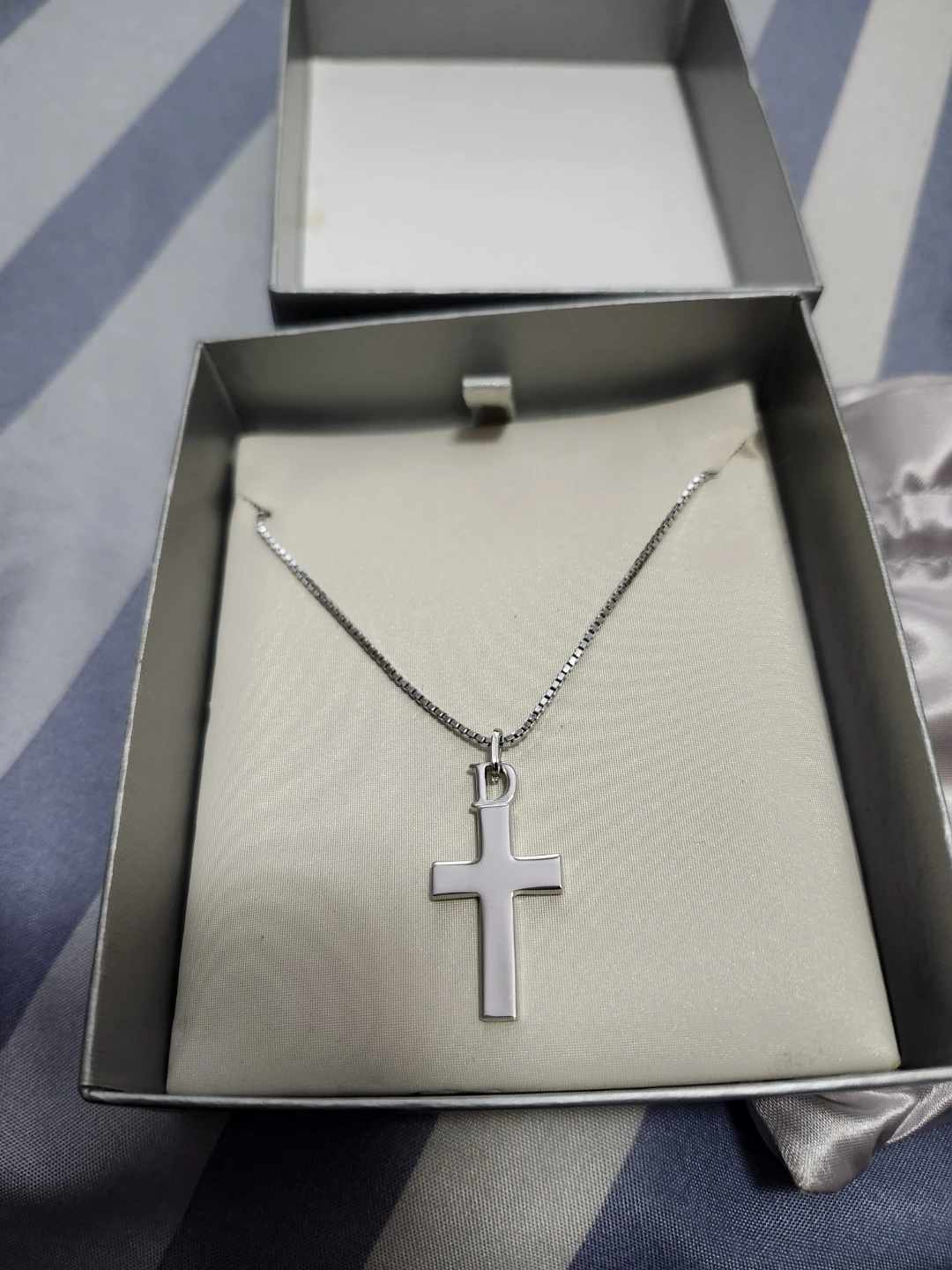 Dior Silver Cross Necklace - photo 2