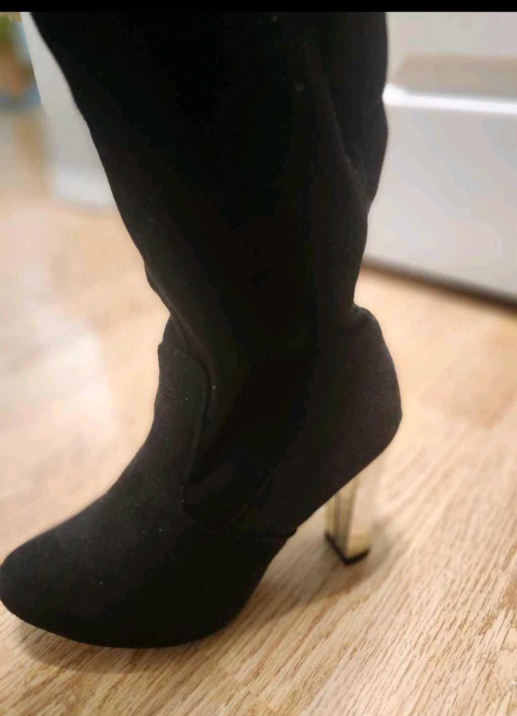 Brand New Black  High  Dress Boots - photo 2