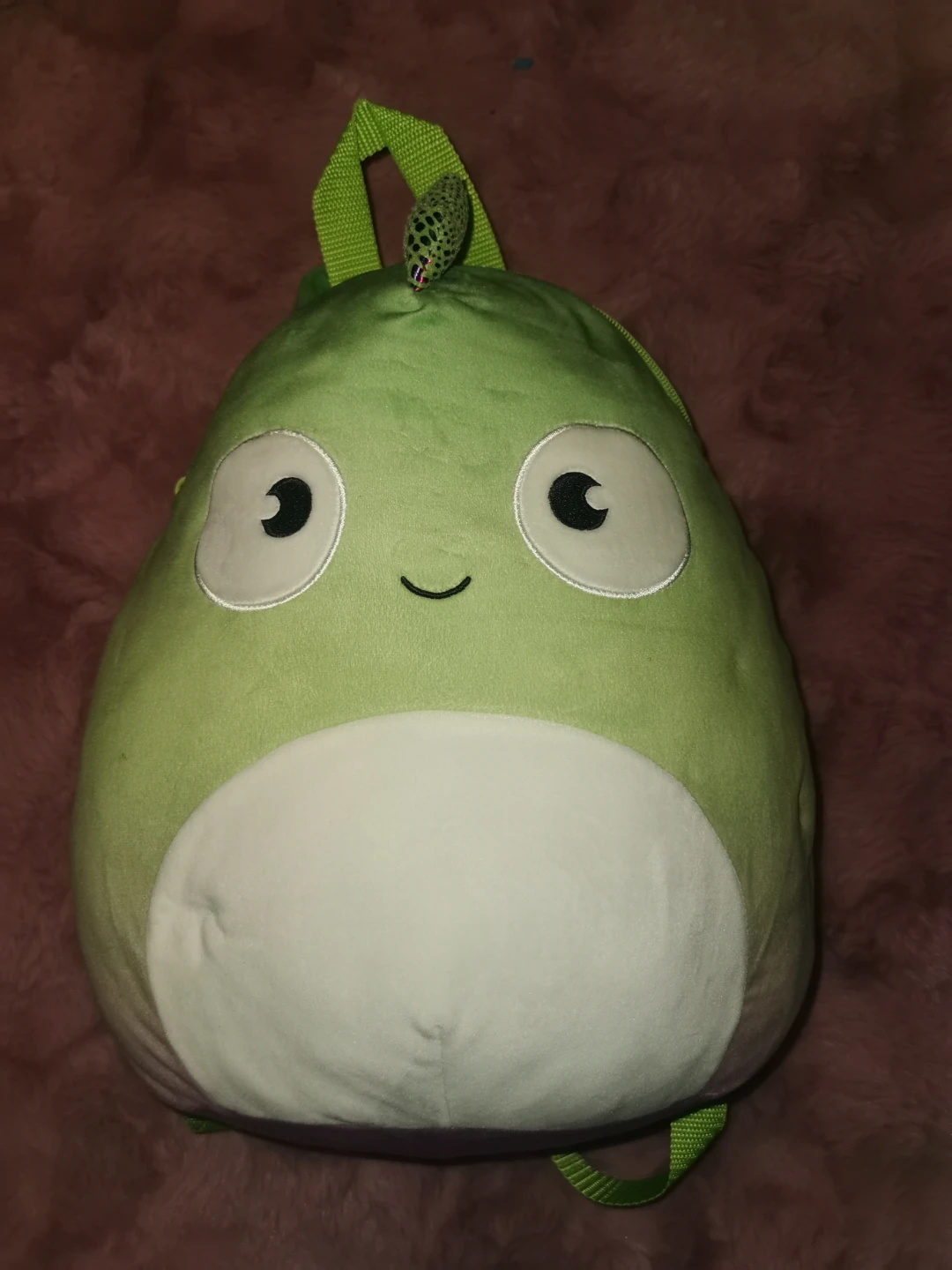Squishmallow Green Dinosaur Backpack and plush - photo 3