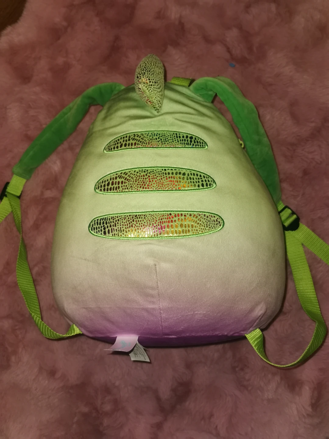 Squishmallow Green Dinosaur Backpack and plush - photo 5