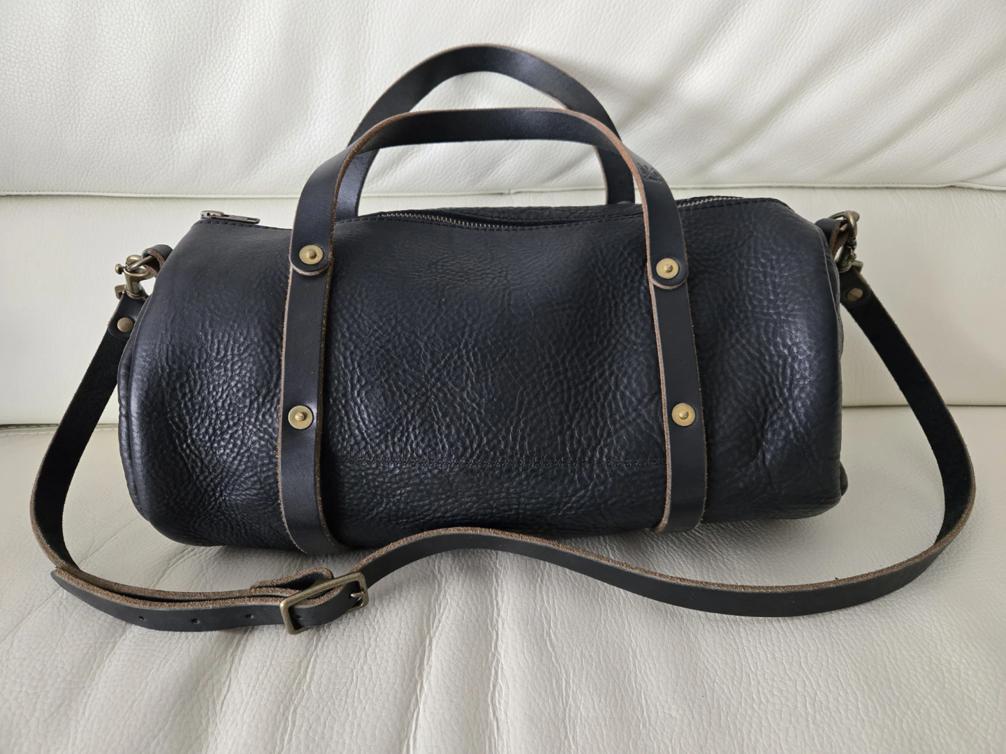 Go Forth Goods - Jane Leather Crossbody - Black - photo 2