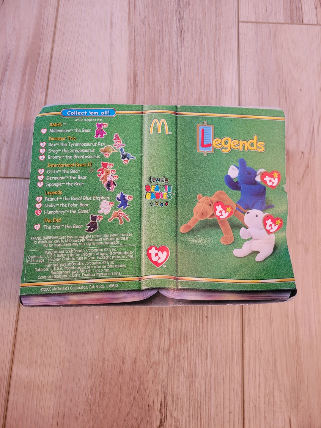 TY Humphrey the Camel Teenie Beanie Baby McDonald's Legends 2000 - photo 5