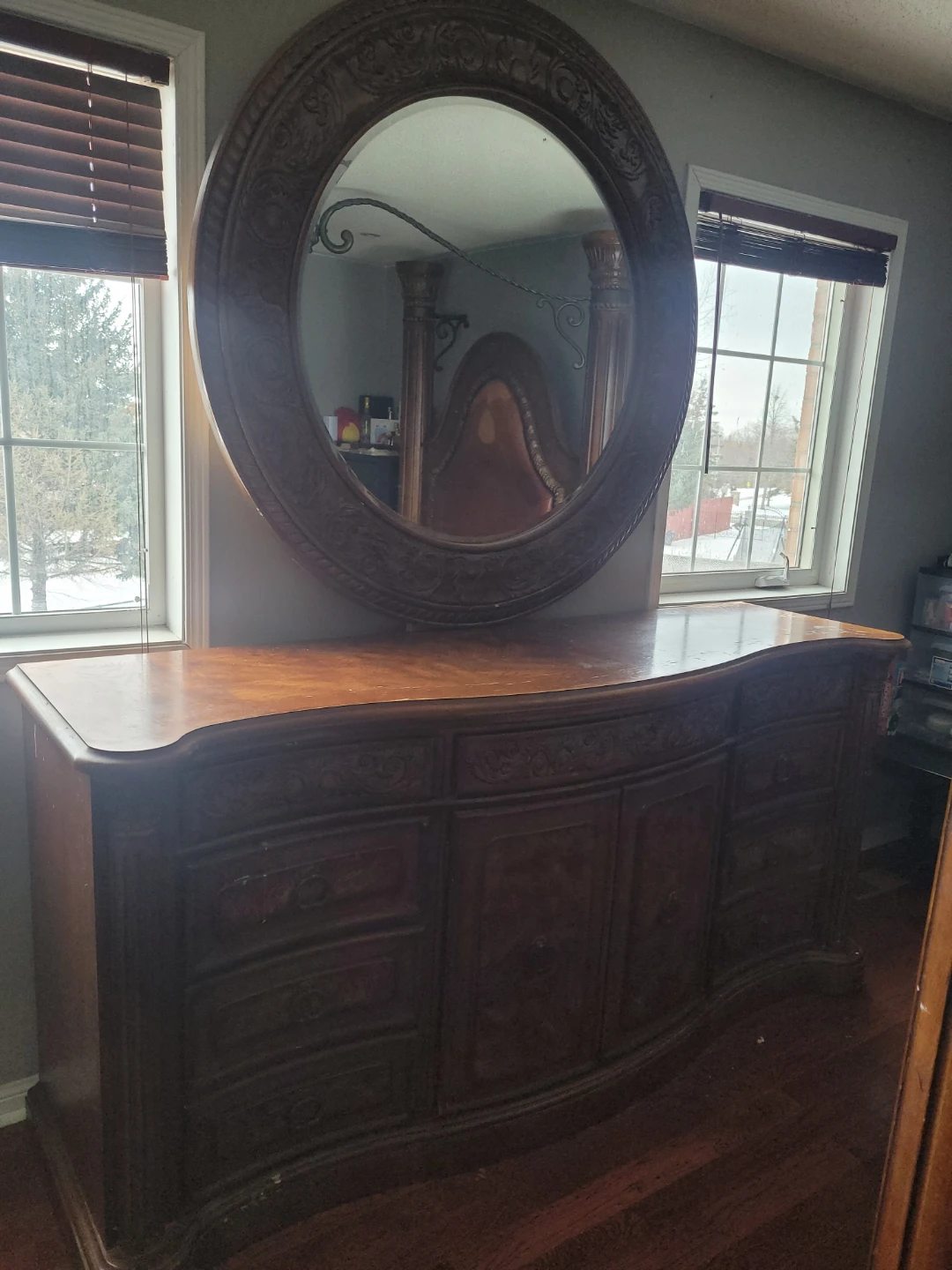 Antique Wooden Bedroom Set